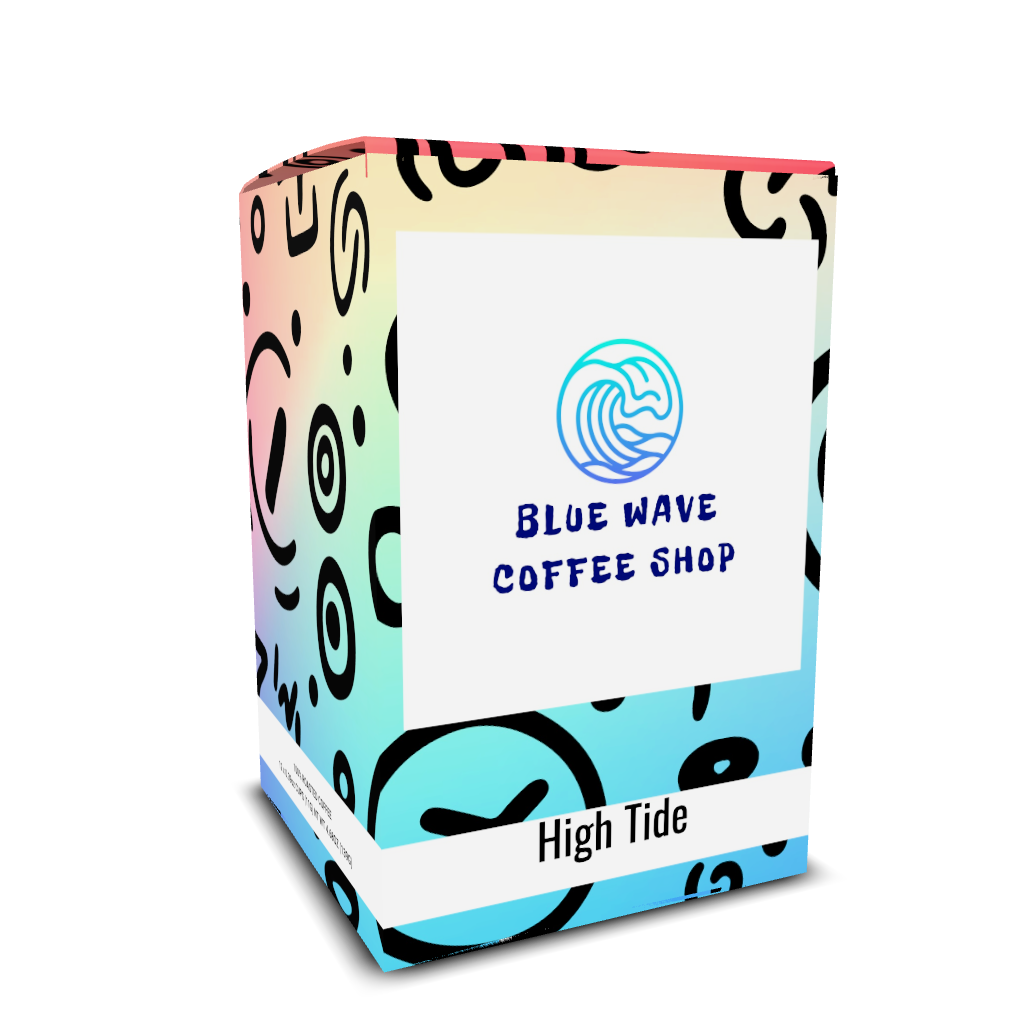 Blue Wave Coffee High Tide Coffee Pods – Premium High Coffee Pods Coffee Blend Compatible with Single Serve Brewers in USA