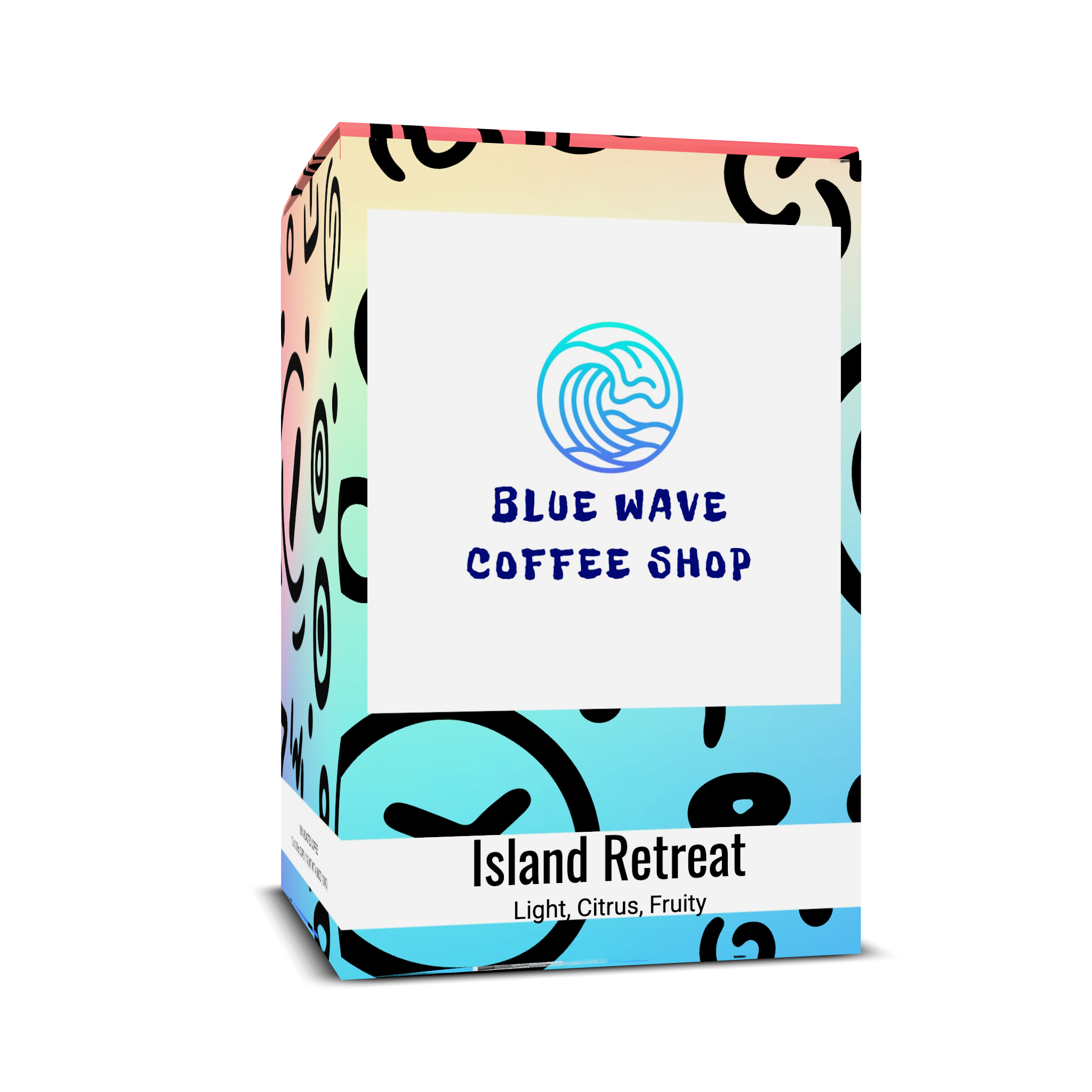 Blue Wave Coffee Island Coffee Pods – Premium Island Retreat Coffee Pods, Medium Roast Coffee, Smooth Tropical Flavor for USA