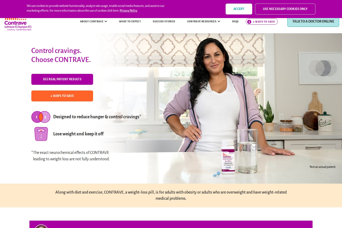 Official Contrave savings information page