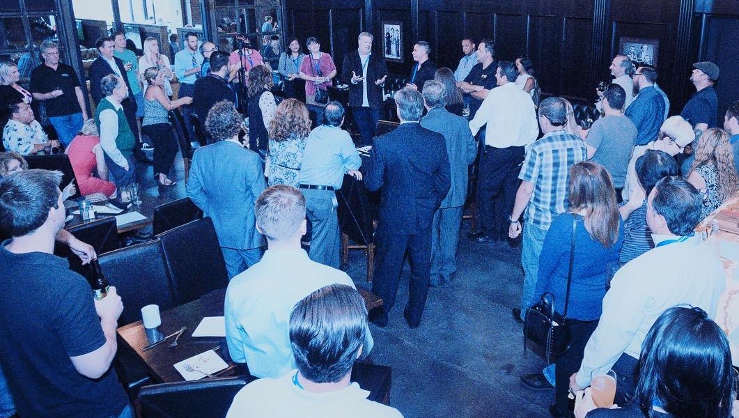 Business leaders connecting at a 5 Star networking event