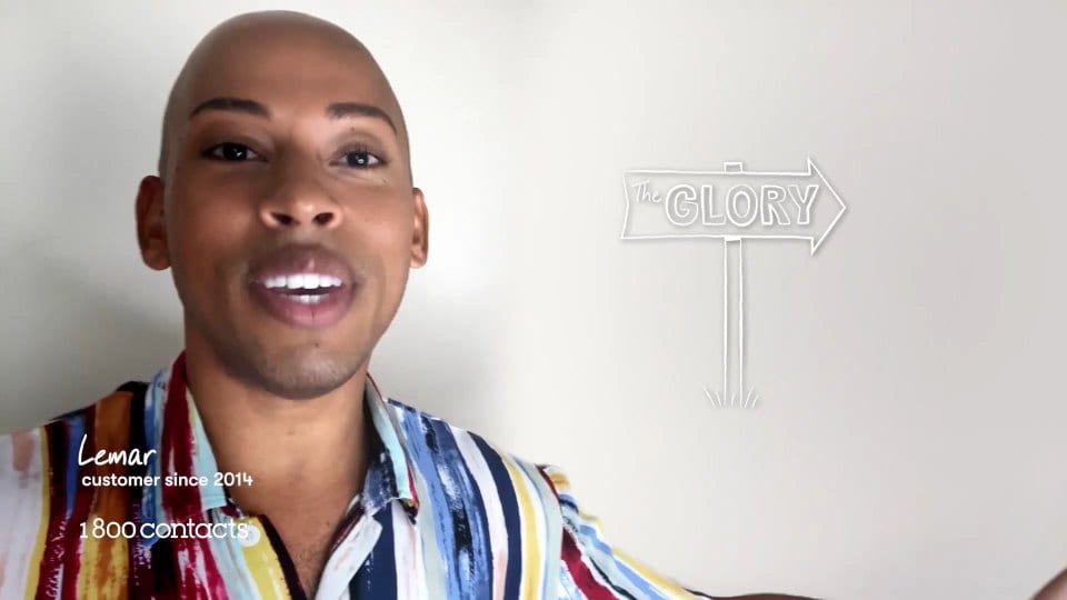 Real person cast for 1-800 Contacts campaign, video 3
