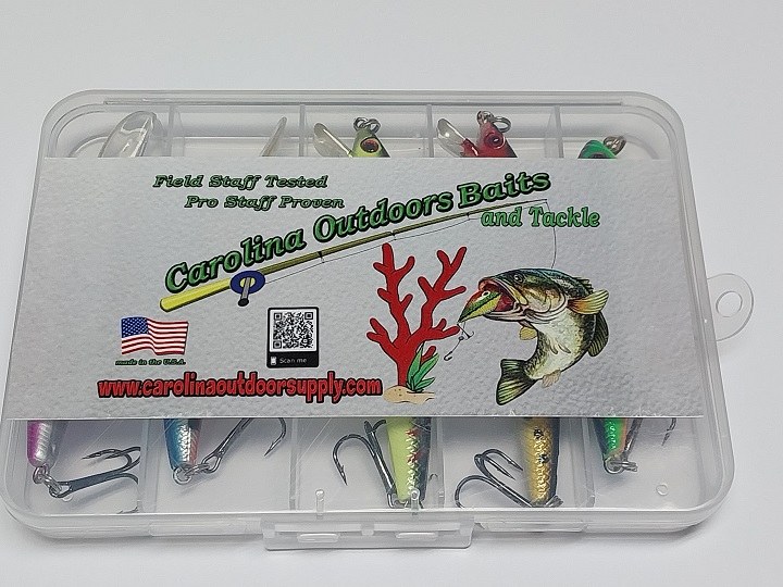 5 Piece Minnow/Jerk Bait with Laser Eyes