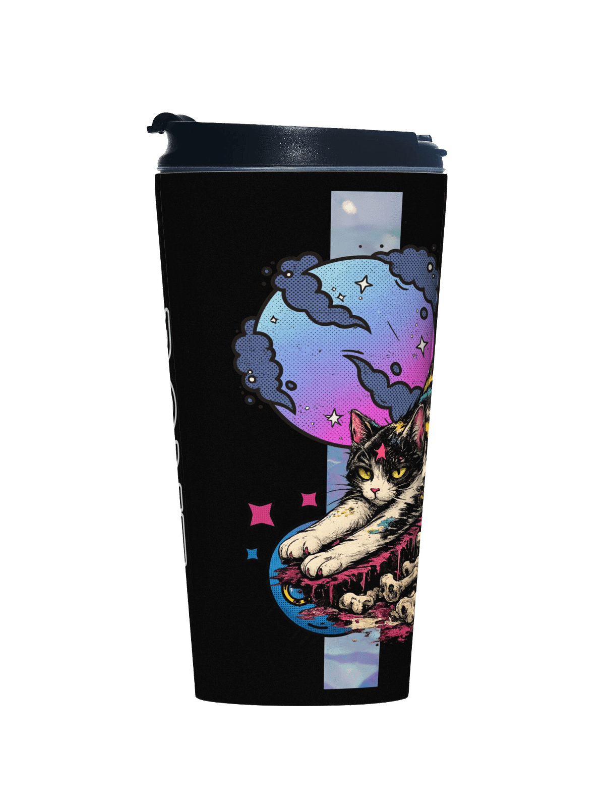 Bone Cat Travel Mug