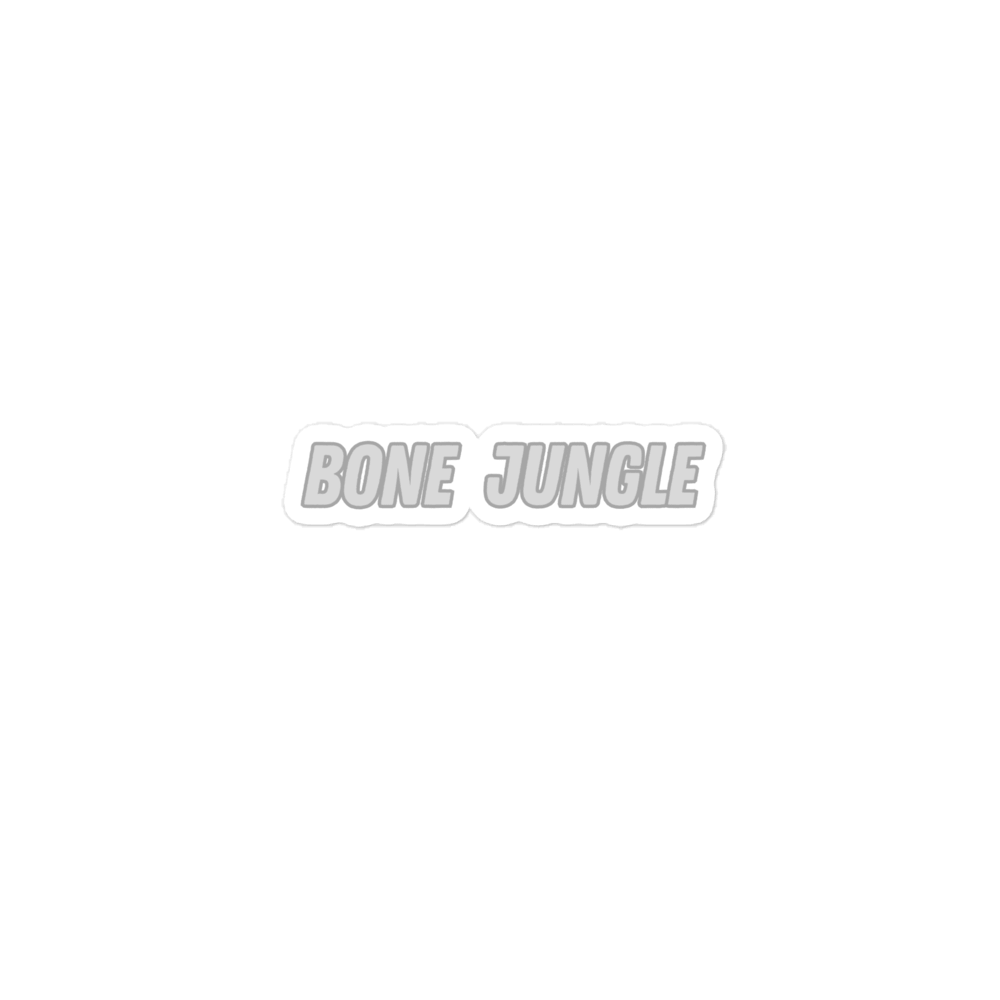 Bone Jungle Kiss Cut Sticker
