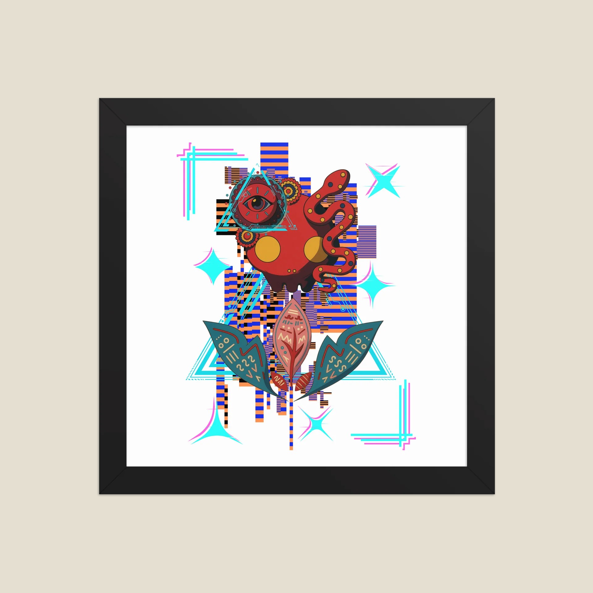 Cosmic Abstract Framed Poster, view 2