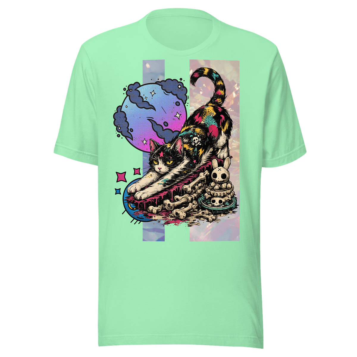 Cosmic Bone Cat Tee