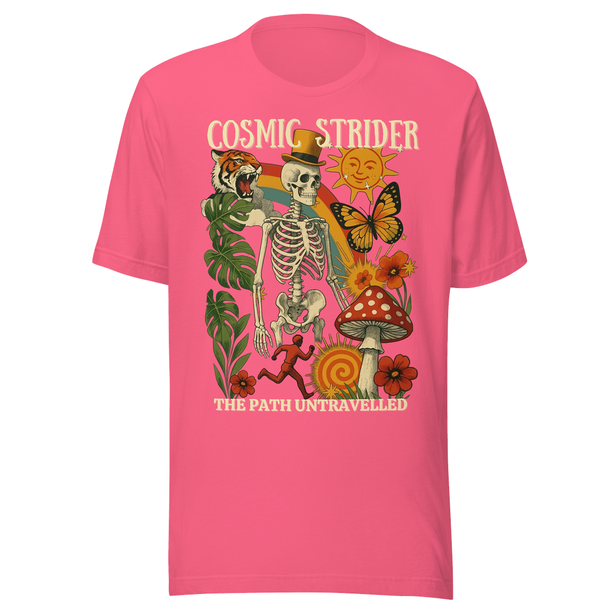 Cosmic Strider Skeleton Collage Tee