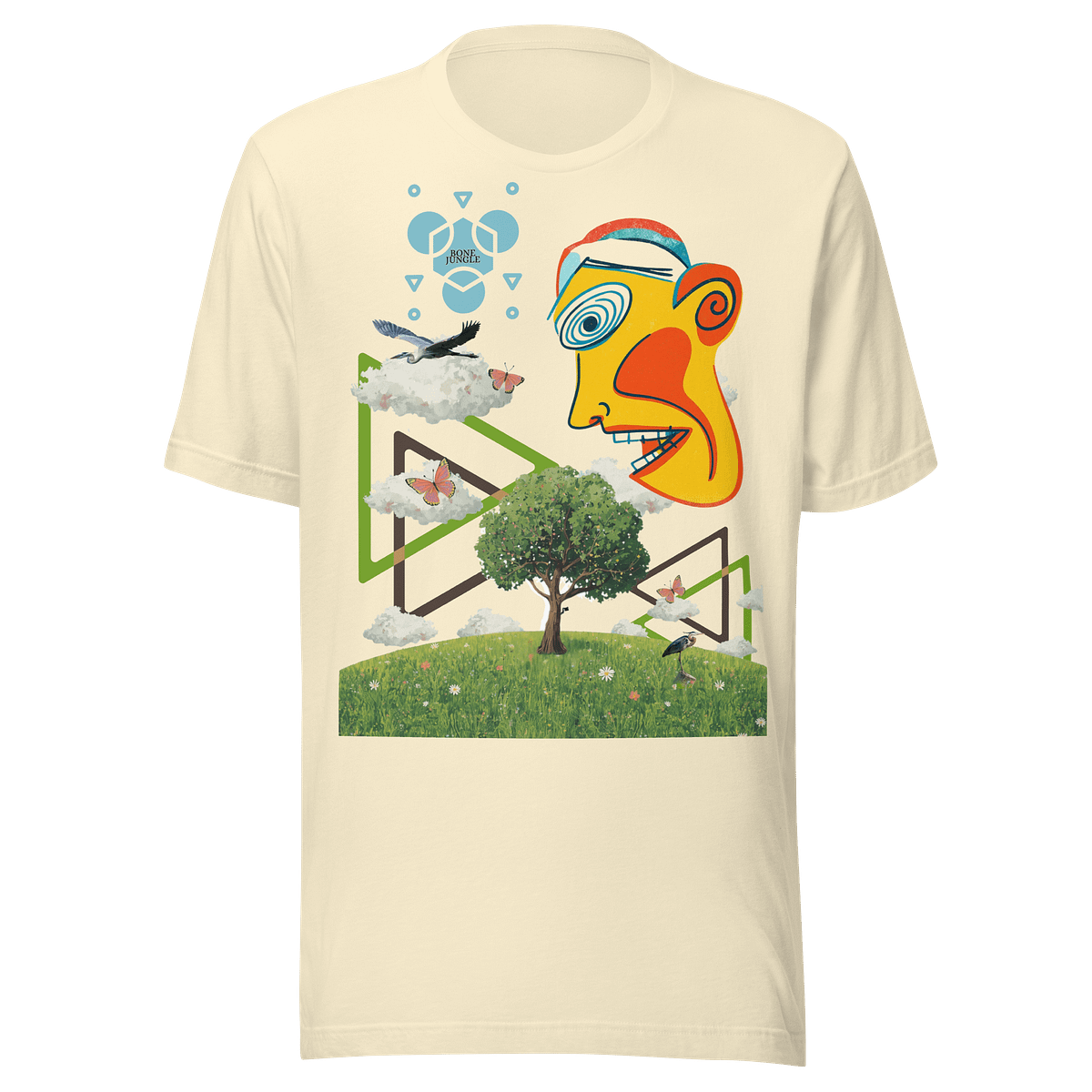 Facing Nature Collage tee