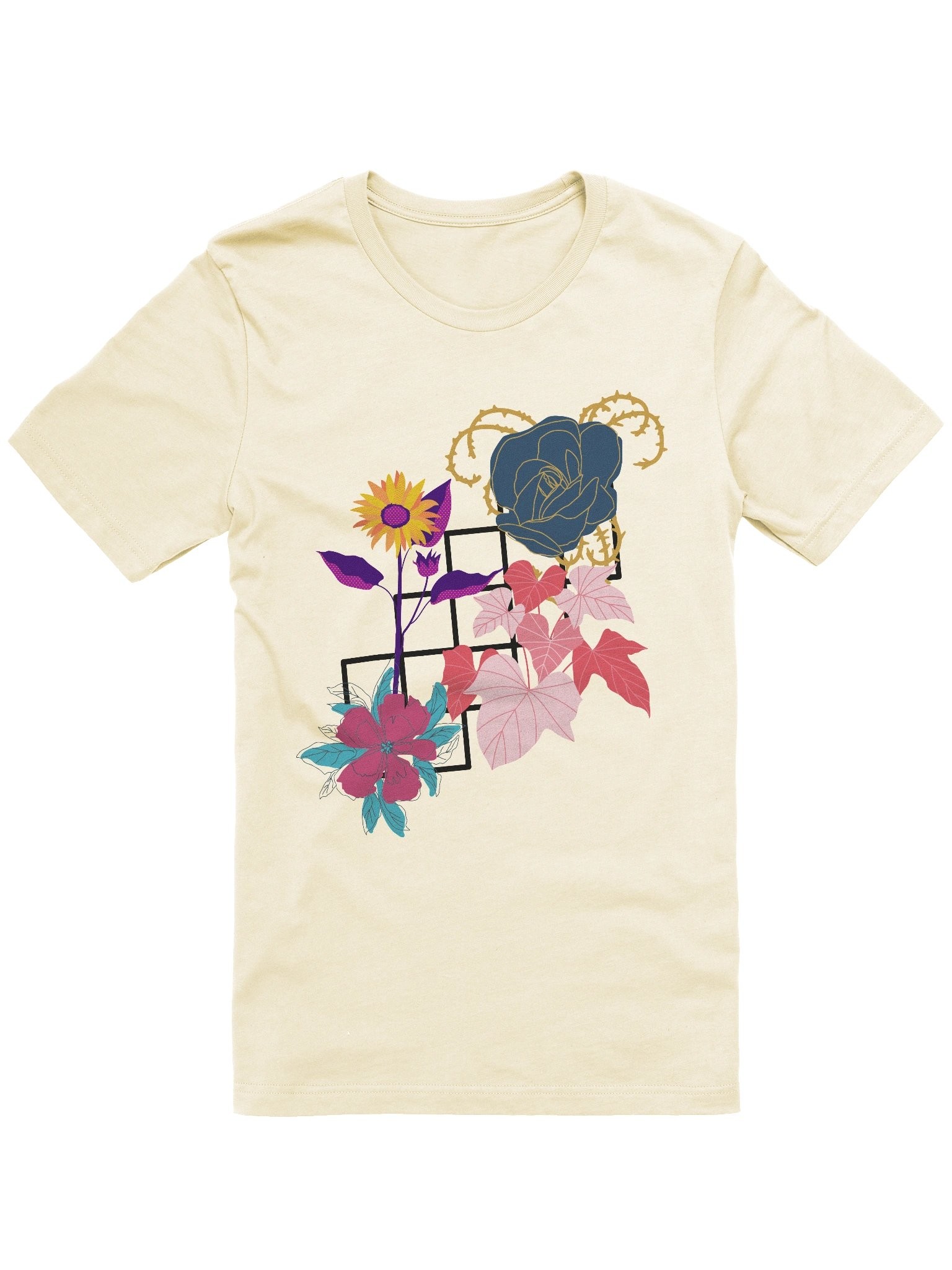 Floral Blooms Unisex T-Shirt, view 2