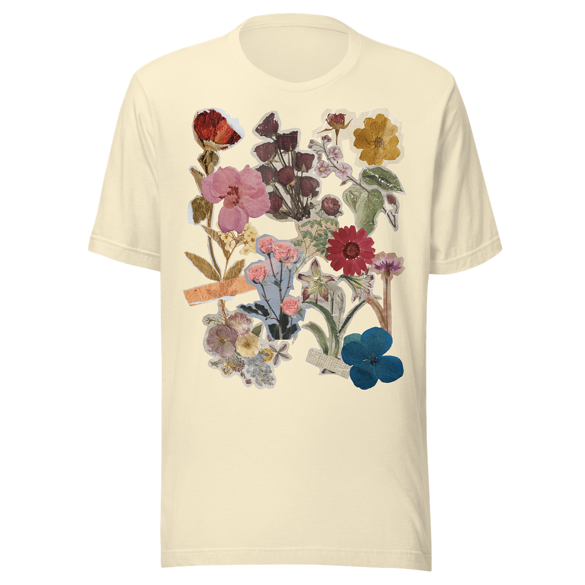 Floral Collage Botanical T-Shirt