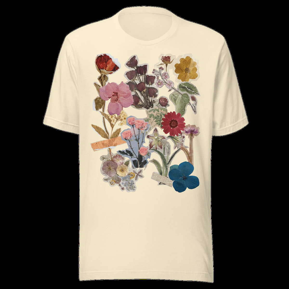 Floral Collage Botanical T-Shirt