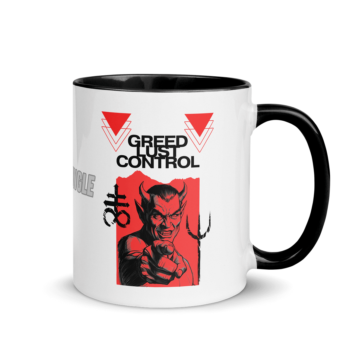 "Greed, Lust, Control" Color-Inside Mug