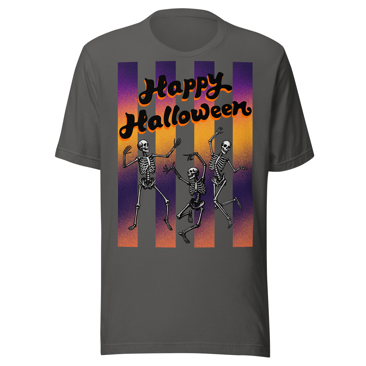 Happy Halloween Dancing Skeleton Tee