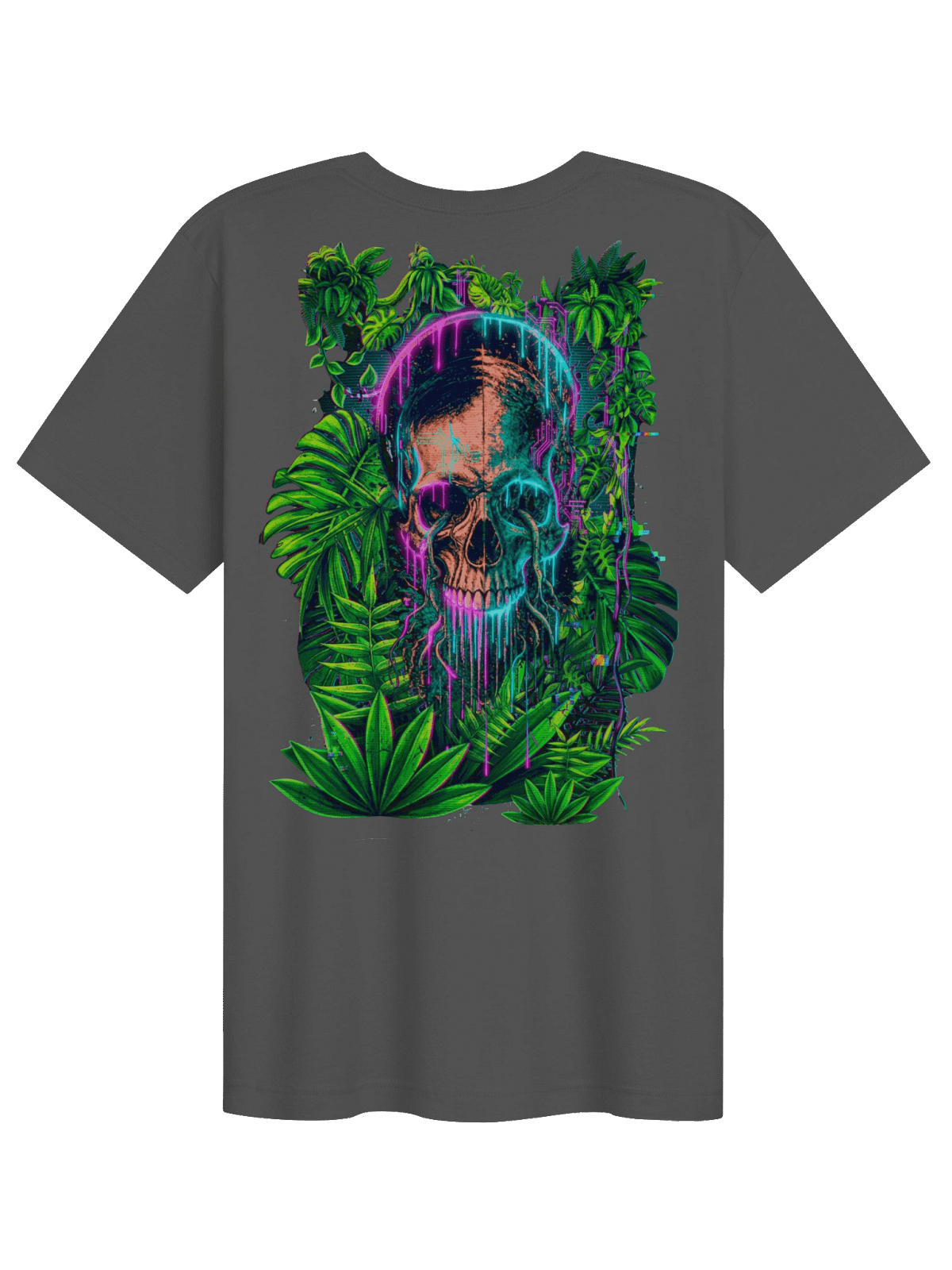Neon Skull Jungle Tee