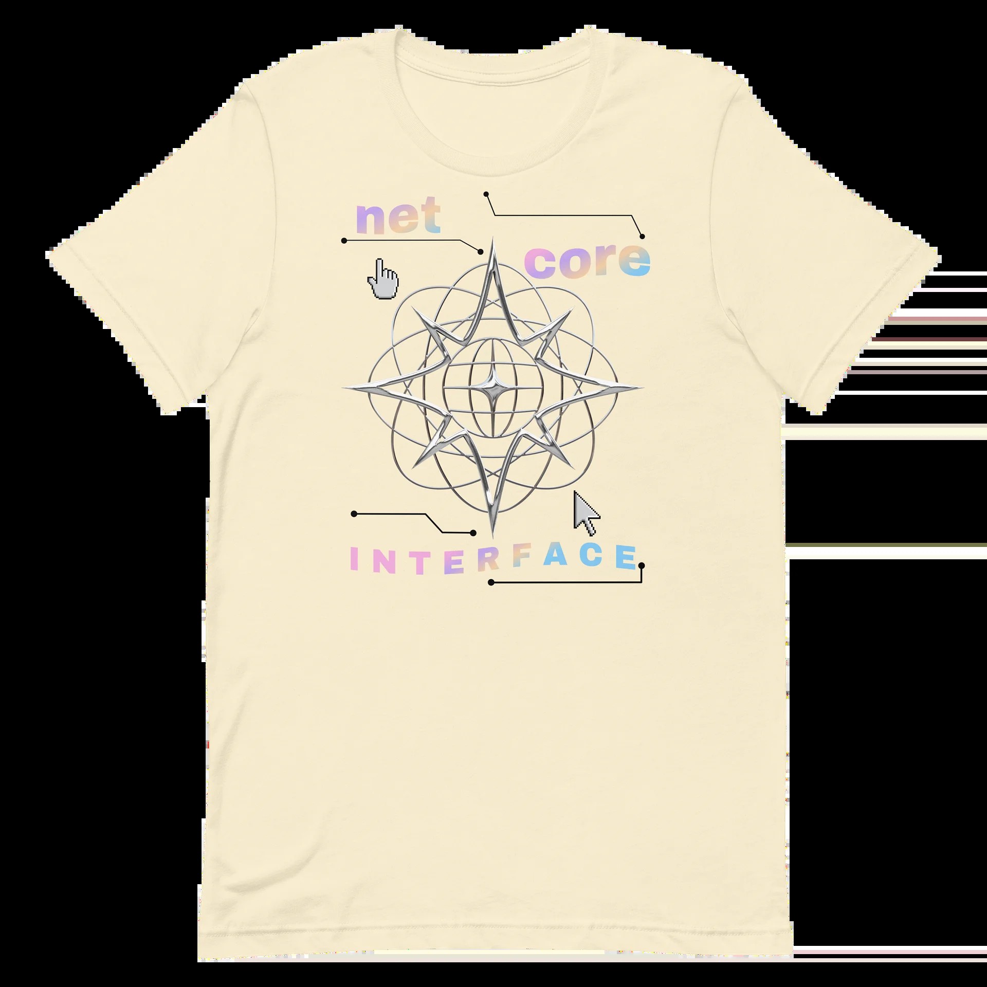 Netcore Interface Geometric T-Shirt, view 2
