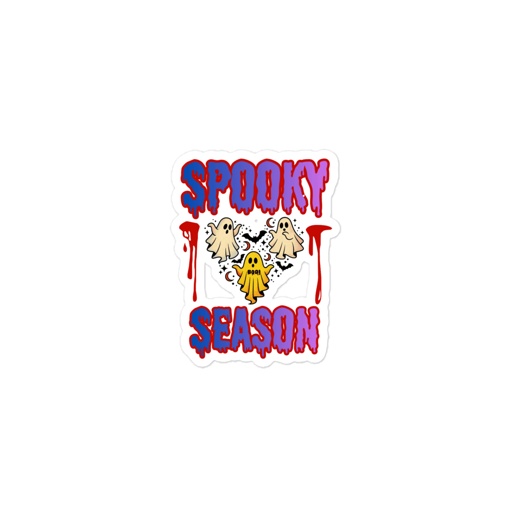 Spooky Season Ghost Stickers