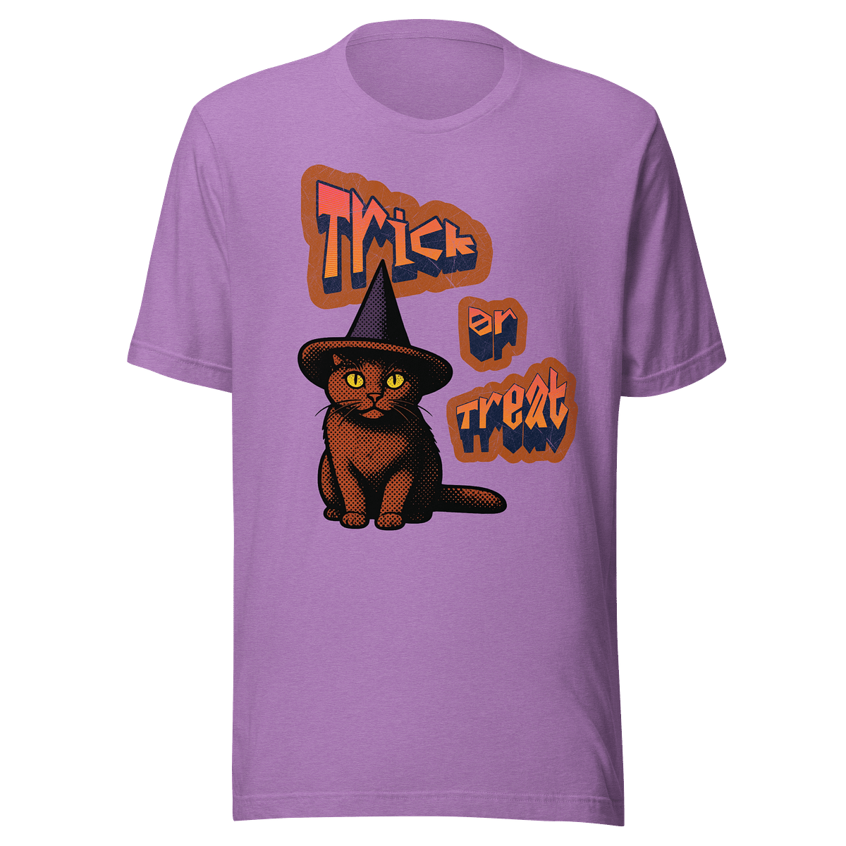 Trick or Treat Witch Cat Tee