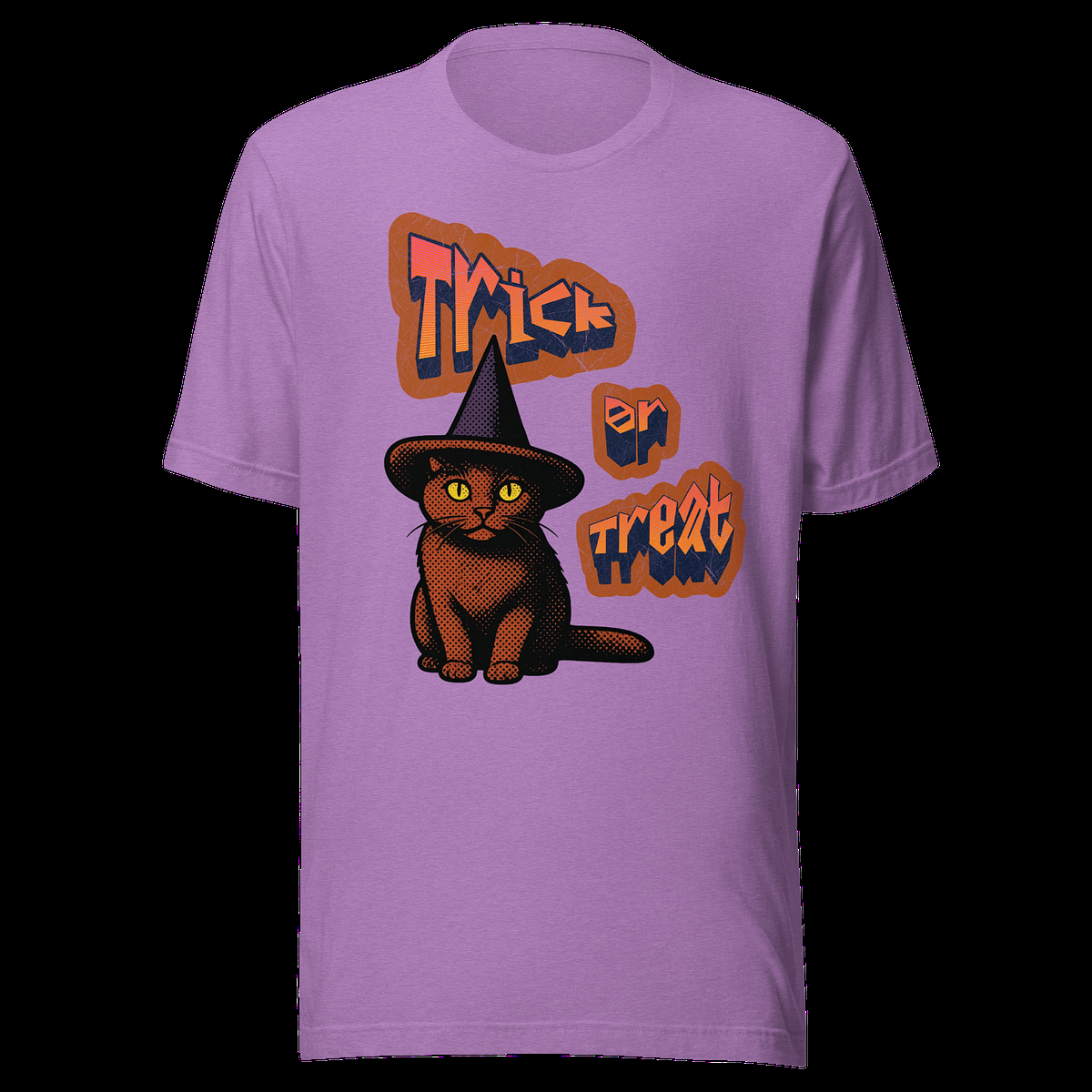 Trick or Treat Witch Cat Tee