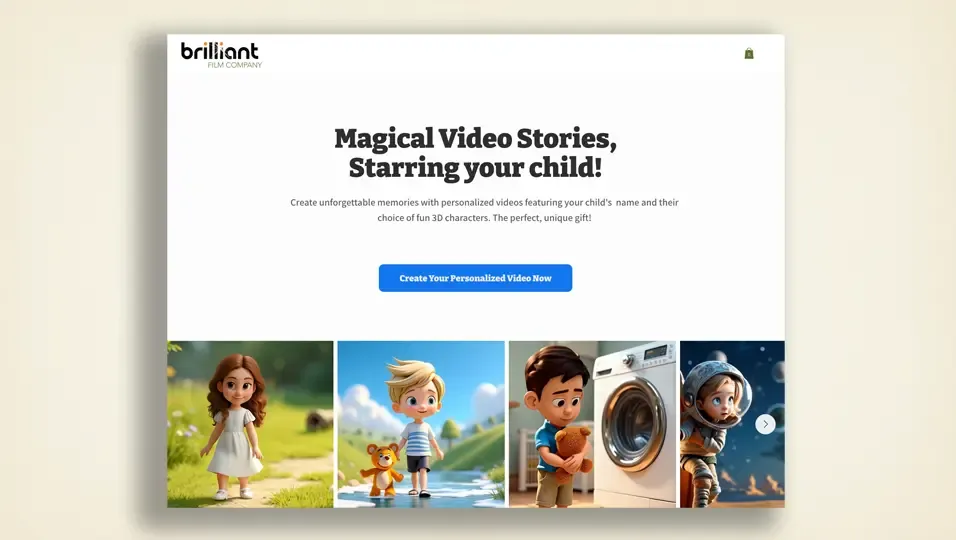 Brilliant Films Site project still