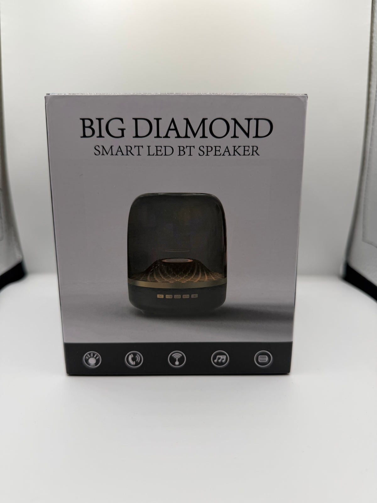 Big Diamond Smart LED Bluetooth 5.0 Wireless Speaker – Rechargeable