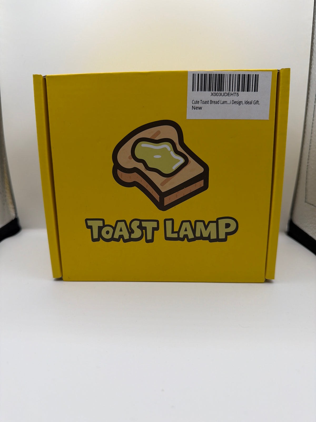 Cute Toast-Shaped LED Digital Alarm Clock / Night Light – New