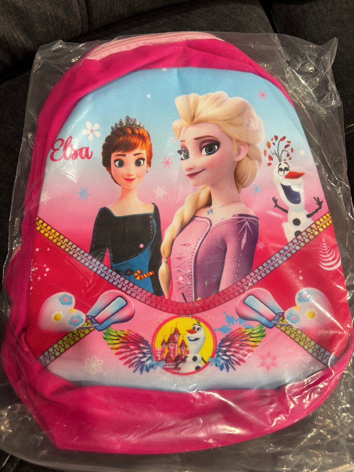 Kids Pink Princess Character Backpack – Girls School Bag
