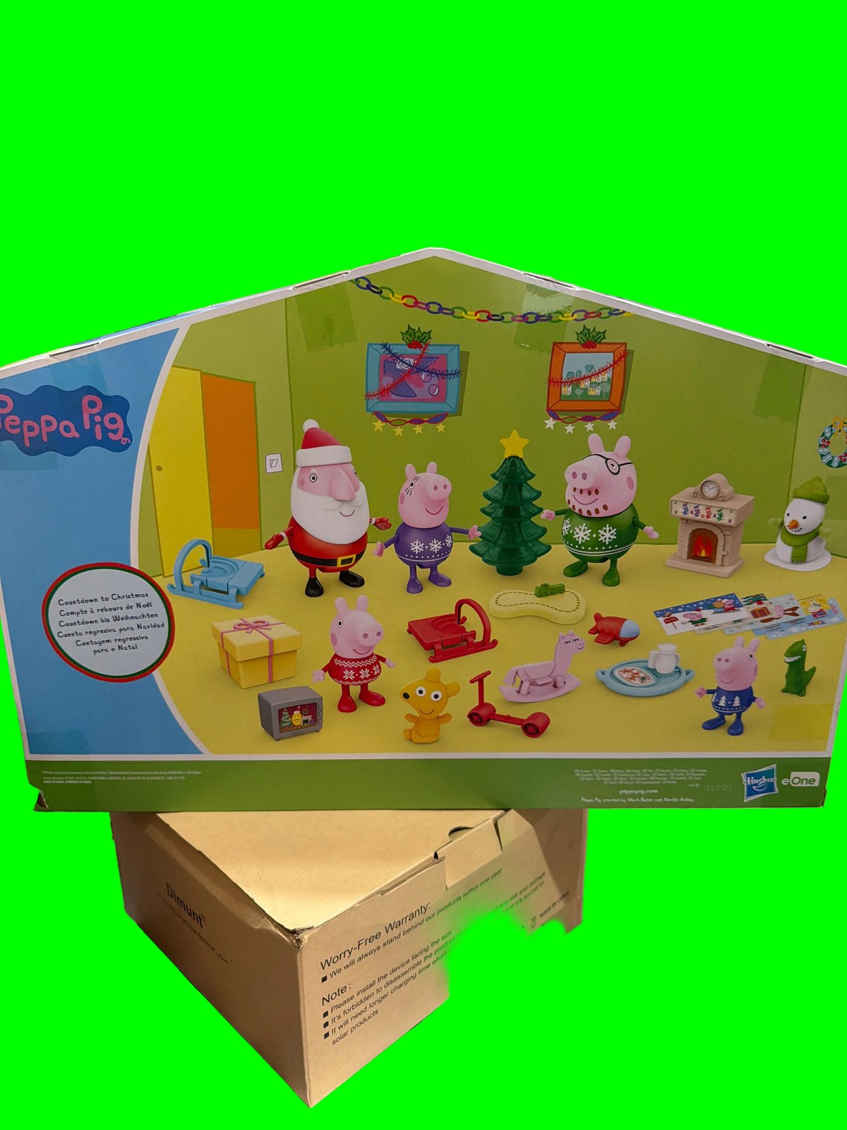 Peppa Pig Advent Calendar 24-Piece Christmas Holiday Toy Set — Ages 3+.