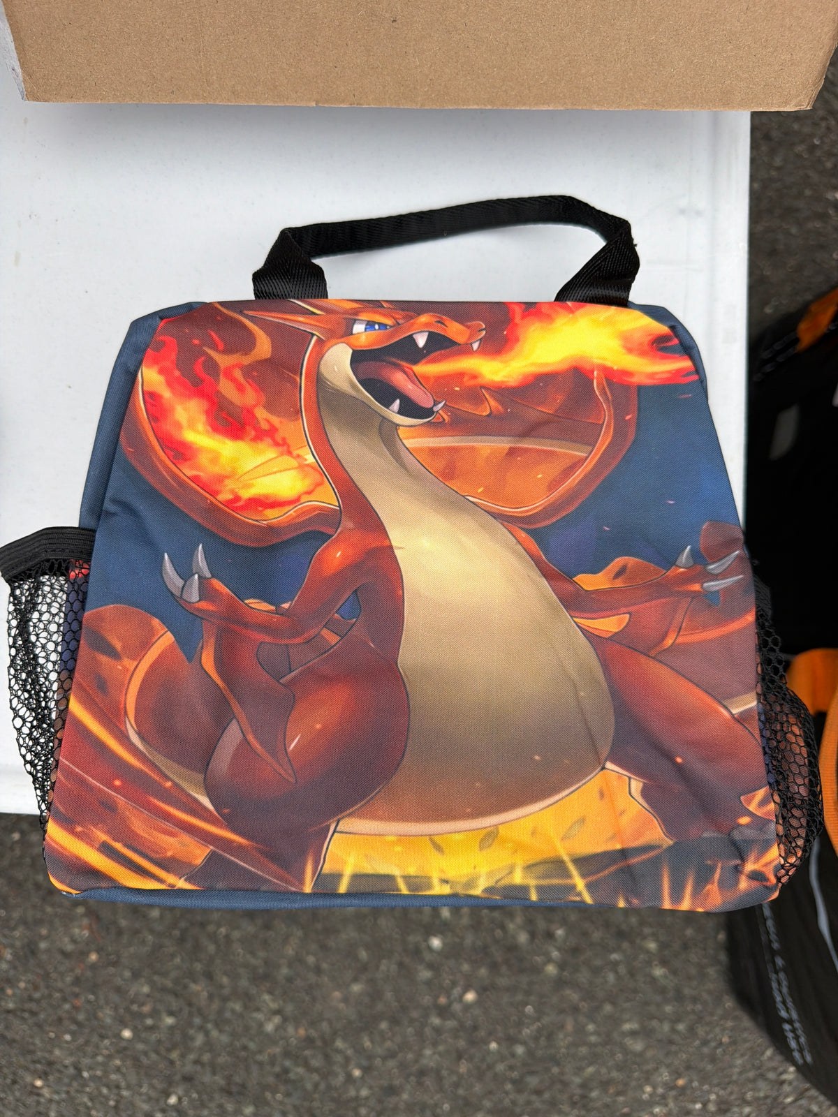 Pokémon Gigantamax Charizard Insulated Lunch Bag with Mesh Pockets