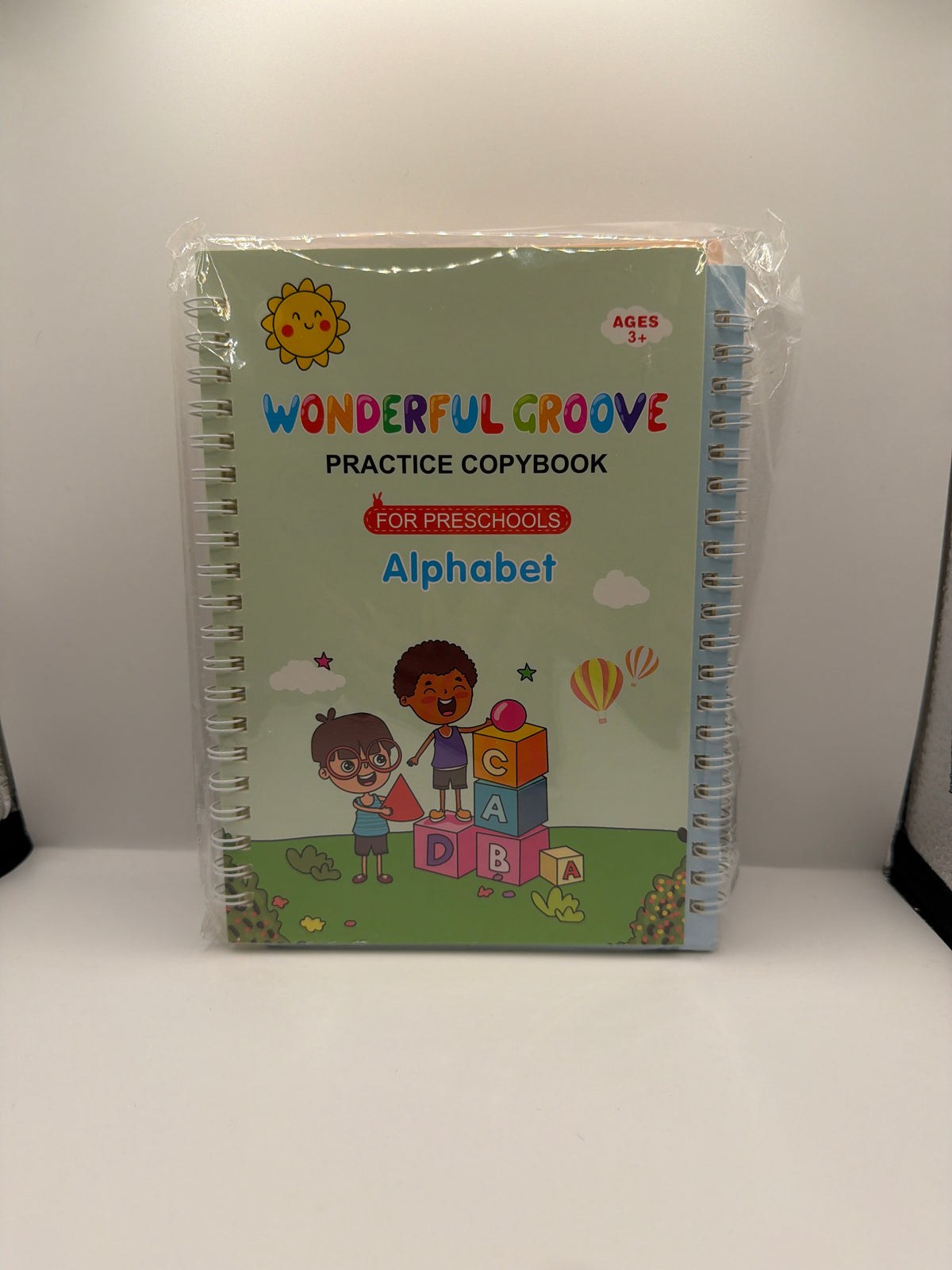 Preschool Reusable Drawing & Practice Activity Book Set with Pens – Ages 3+