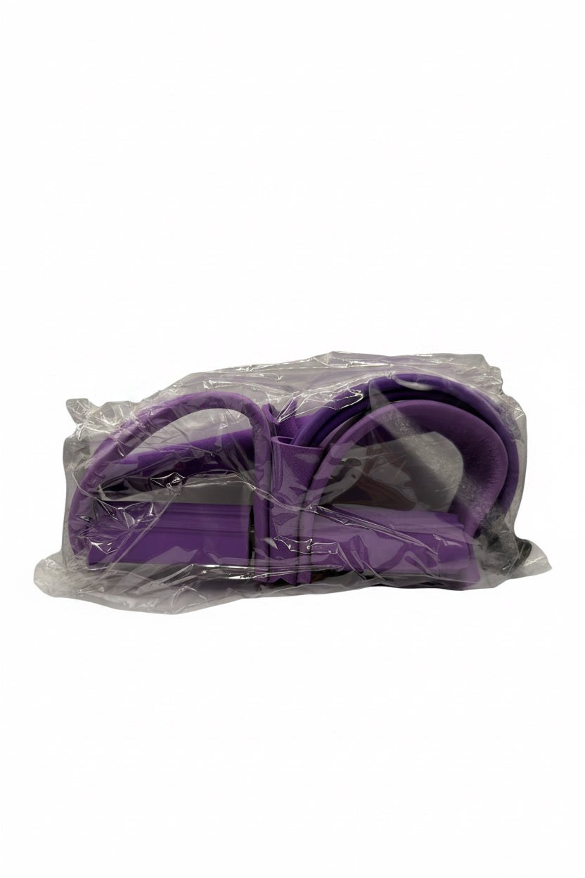 Purple Resistance Band Workout Set with Handles – Home Fitness Exercise Kit
