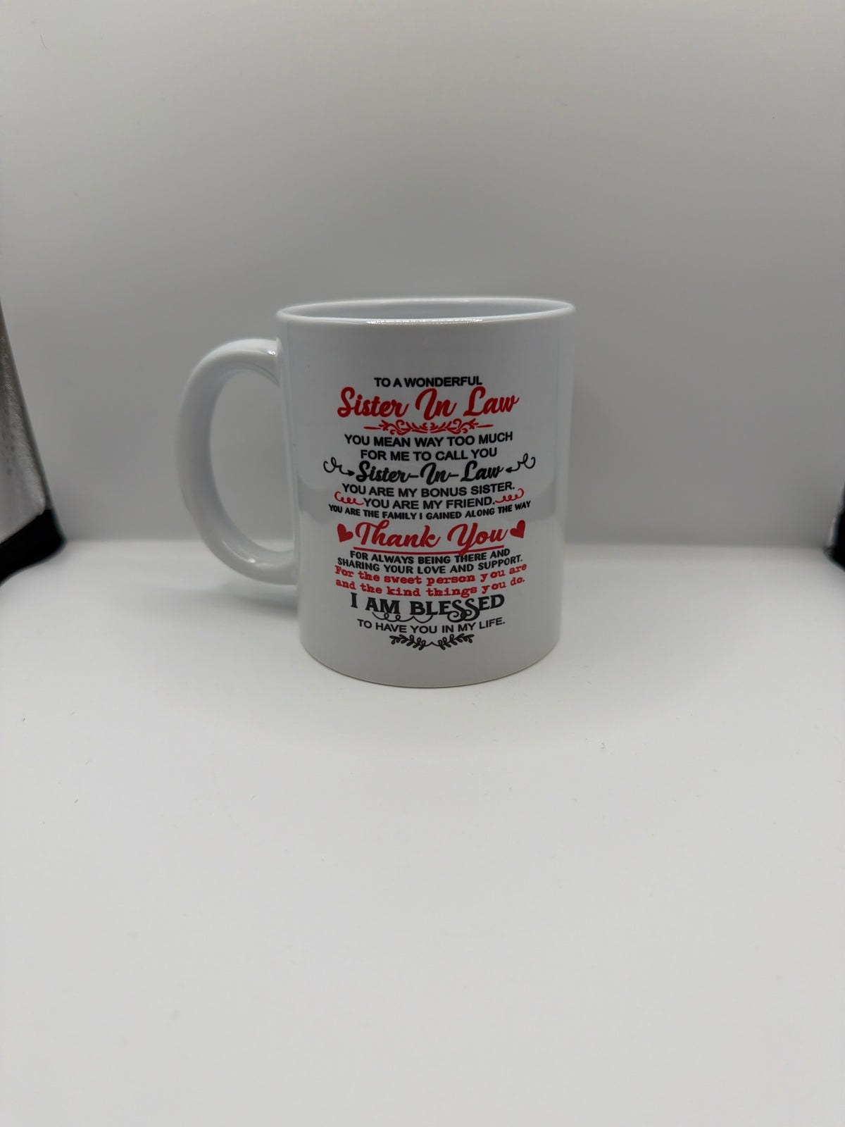 Sister-in-Law Gift Coffee Mug – Thank You Gift