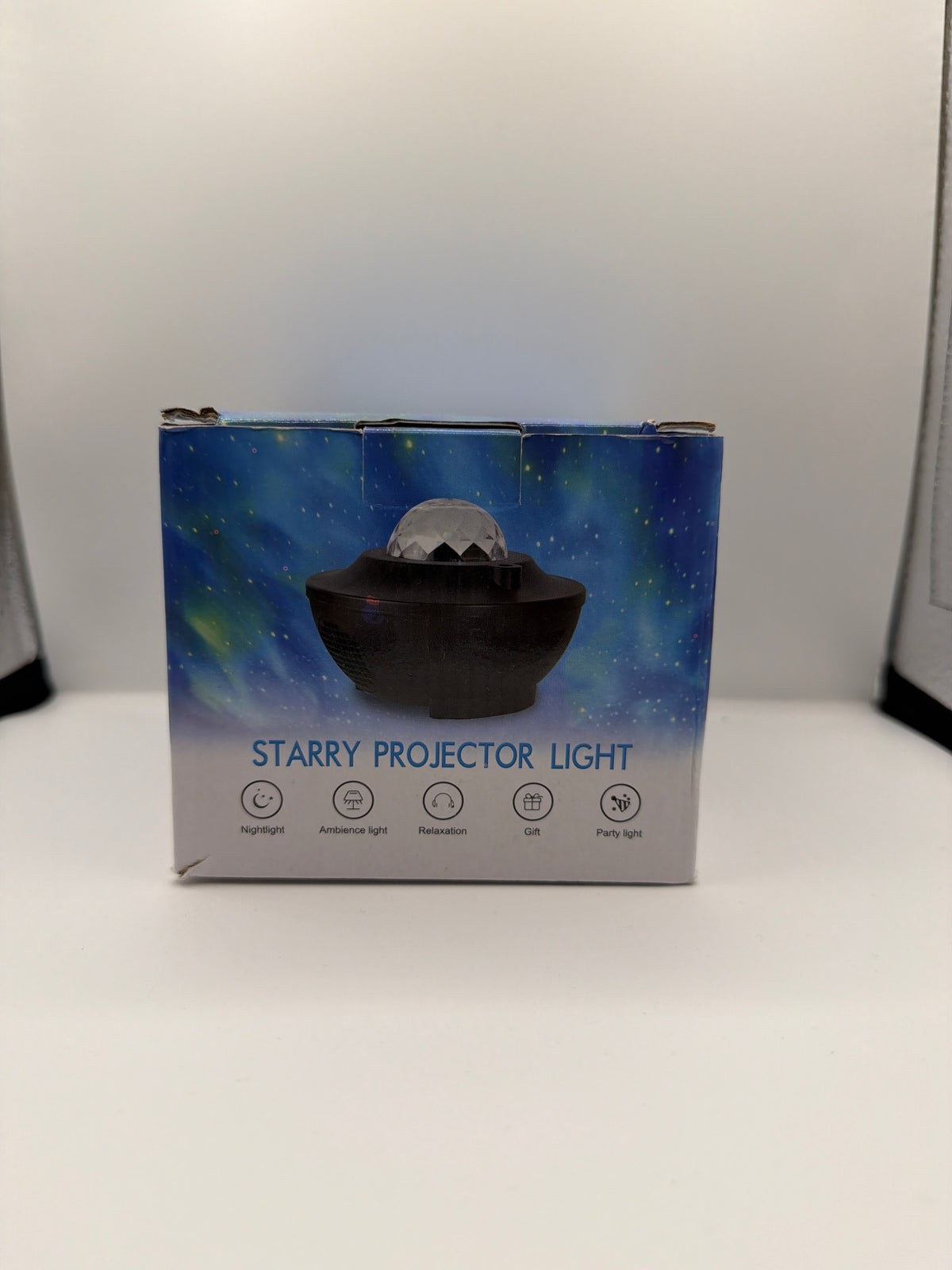 Starry Projector Light – Galaxy Night Light & Ambient Room Projector