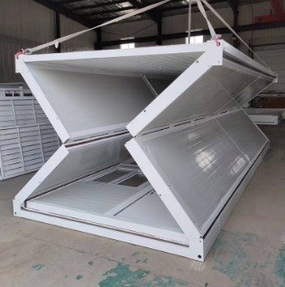 Box2Live-supplied modular housing reference, fold-out module