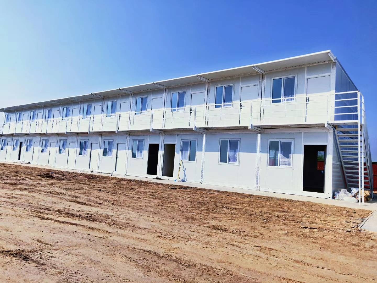 Box2Live-supplied modular housing reference: housing villages
