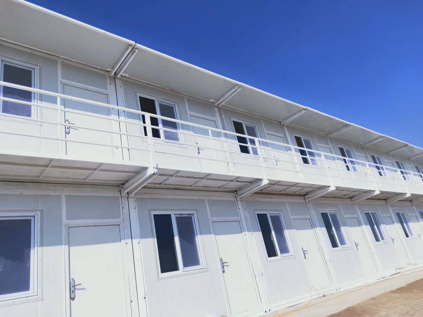 Box2Live-supplied modular housing reference, two-story configuration