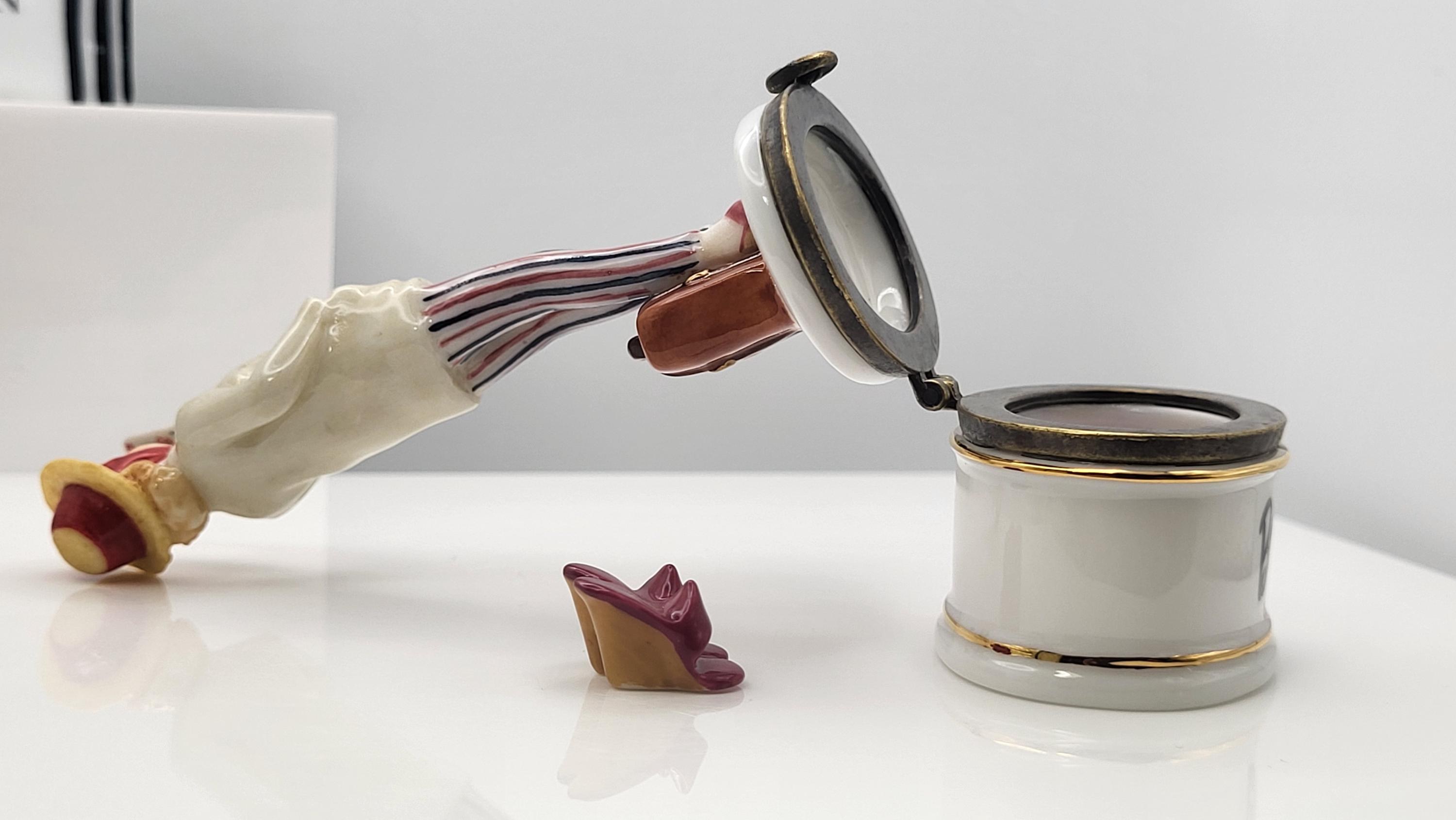 Open road Barbie porcelain hinged box with shoes trinket. Made by midwest of cannon falls. view 6