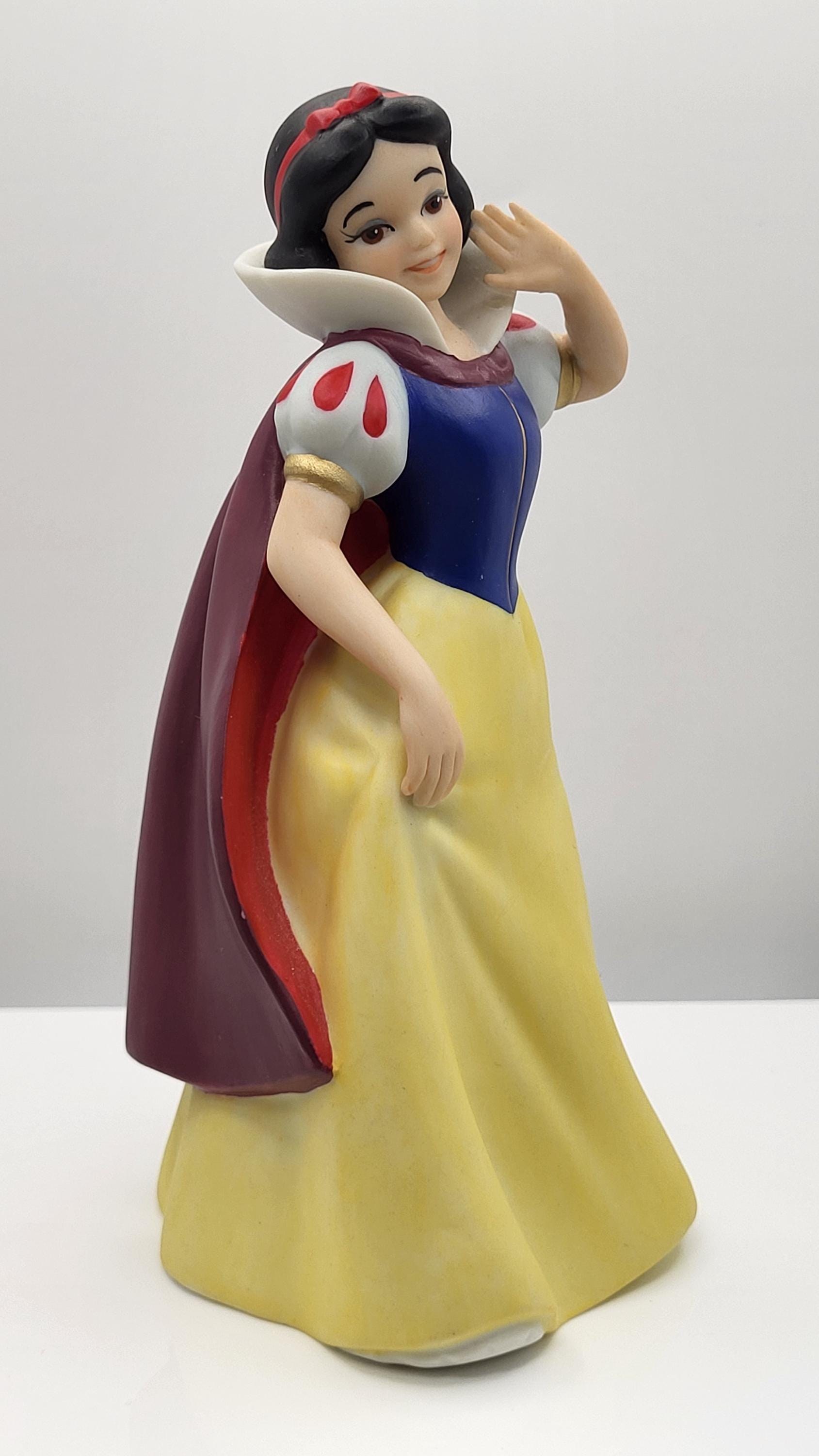 Vintage Hand Painted Sri Lanka Snow White Porcelain Figurine from 1990. Made for Disney. view 5