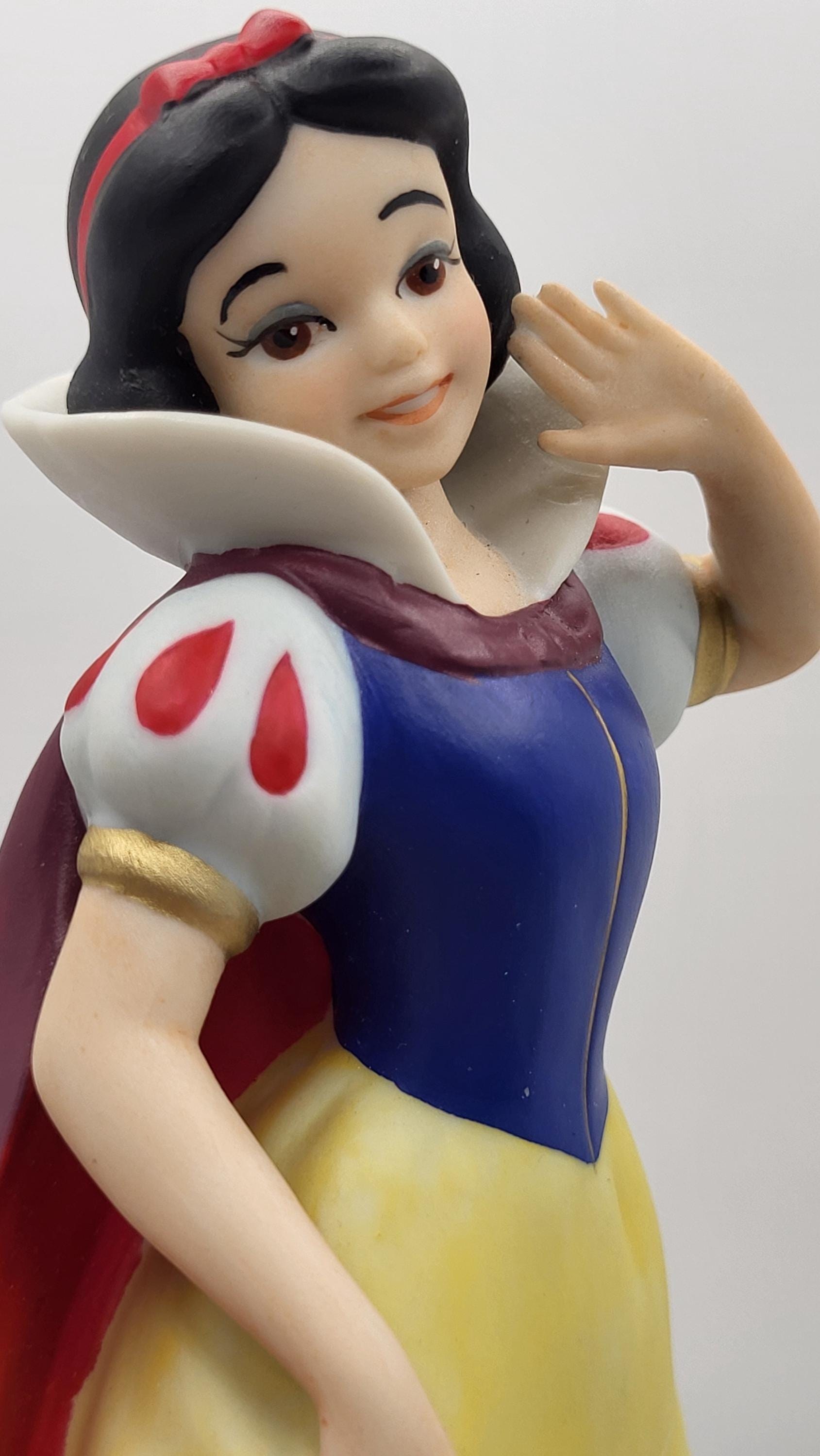 Vintage Hand Painted Sri Lanka Snow White Porcelain Figurine from 1990. Made for Disney. view 6