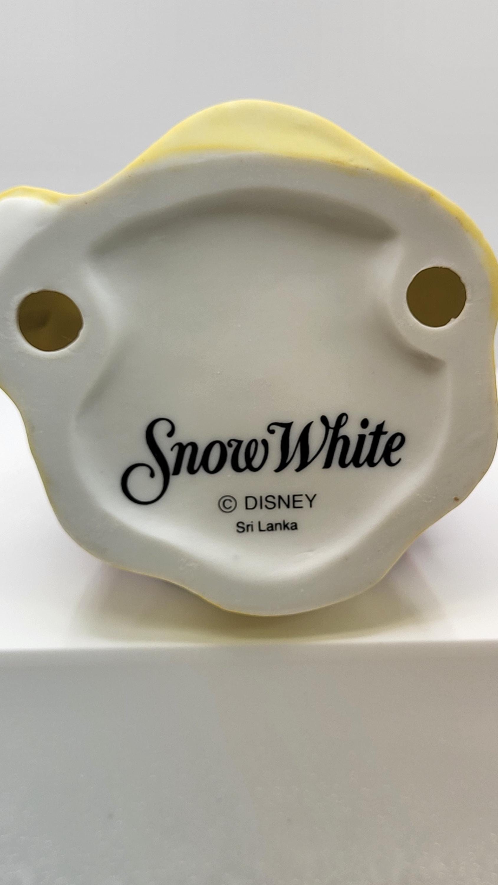 Vintage Hand Painted Sri Lanka Snow White Porcelain Figurine from 1990. Made for Disney. view 8