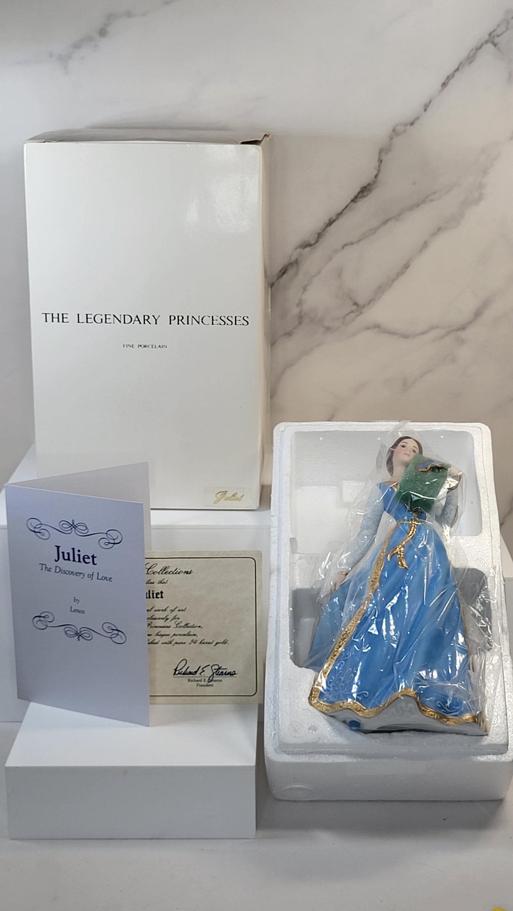 Lenox Juliet "The Legendary Princesses" Fine Porcelain Figurine - NRFB - Like New with Authenticity and Original Box