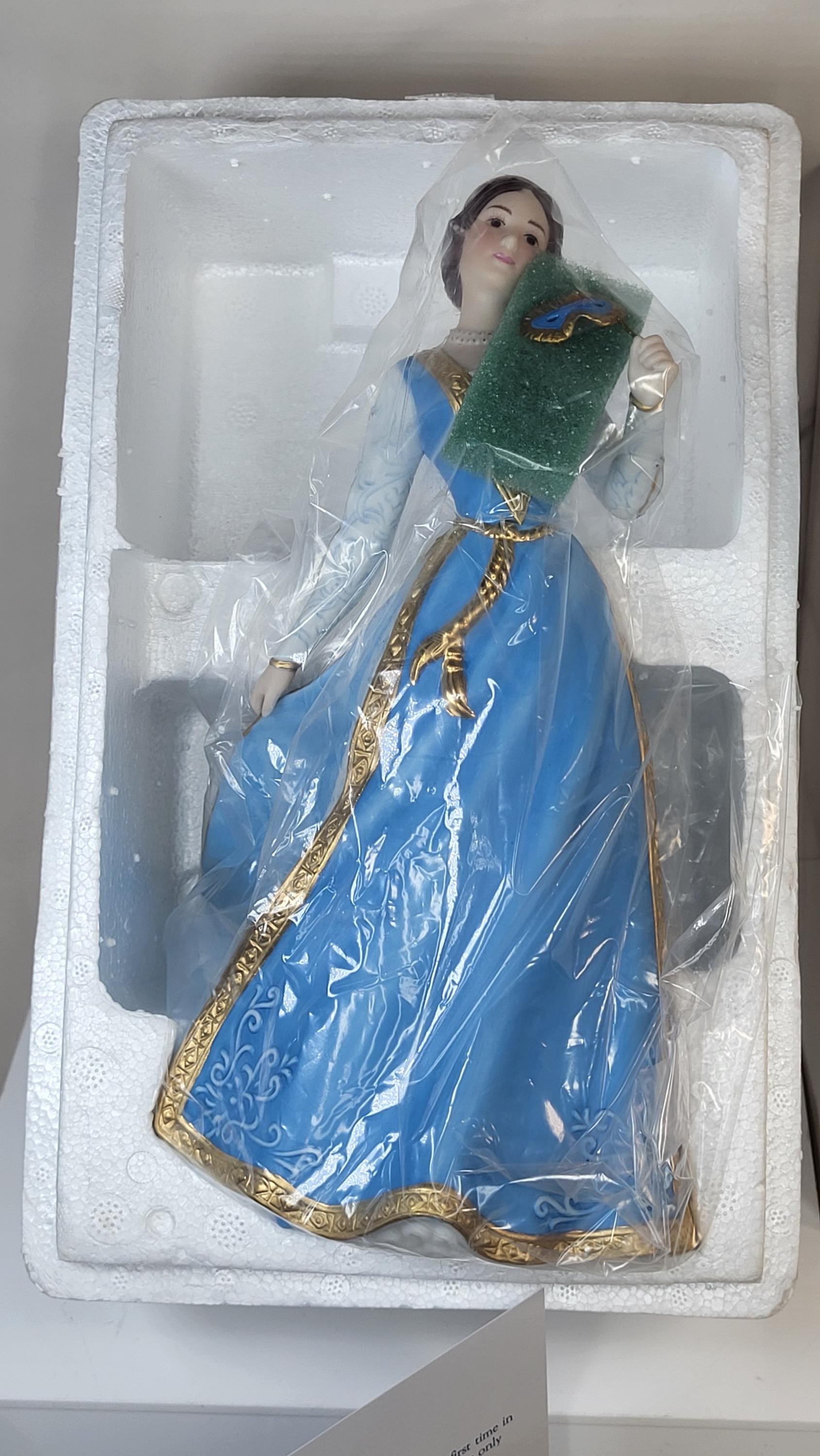 Lenox Juliet "The Legendary Princesses" Fine Porcelain Figurine - NRFB - Like New with Authenticity and Original Box view 3
