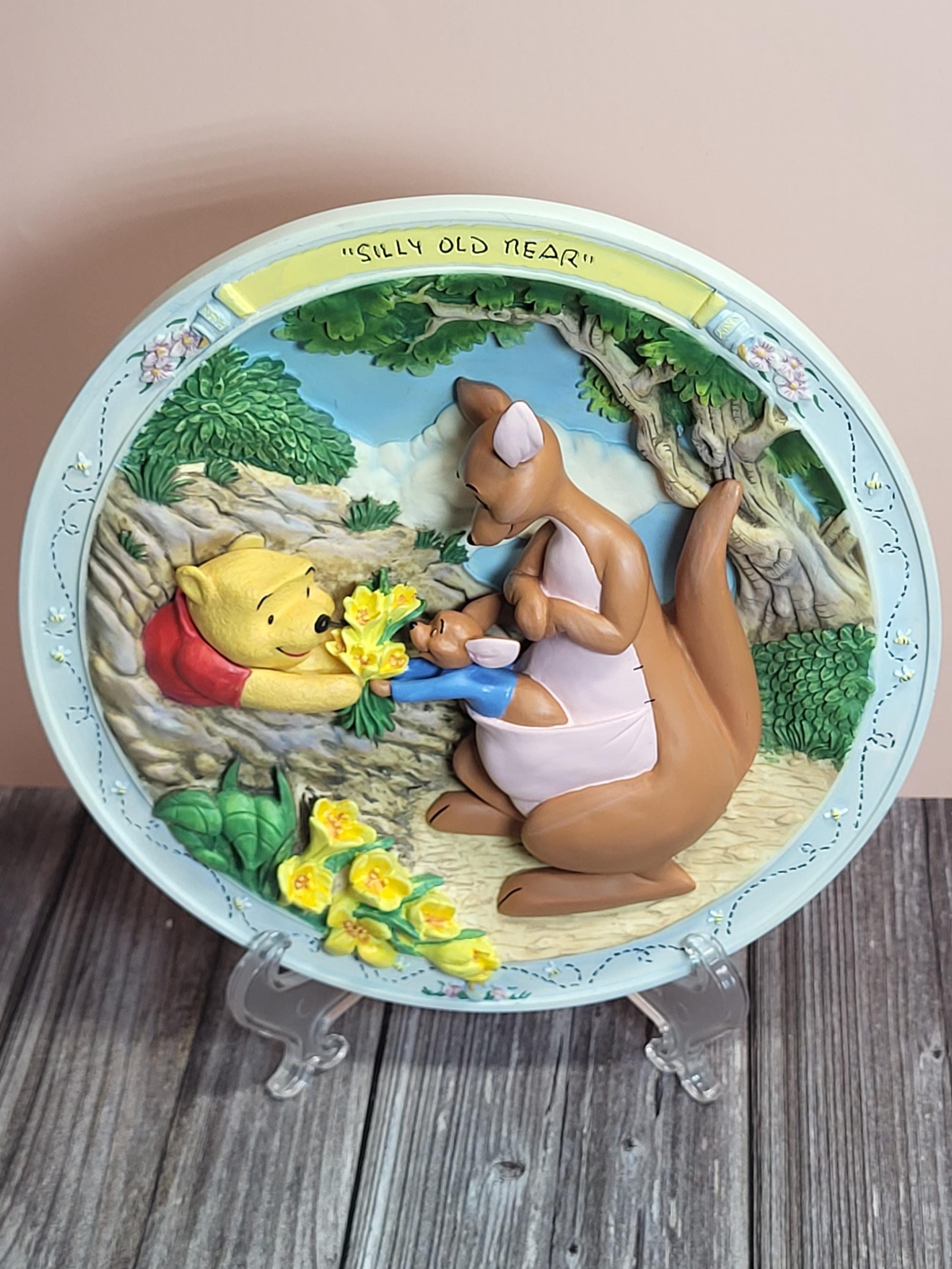 Bradford Exchange Vintage Winnie the Pooh "Silly Old Bear" 3D Plate