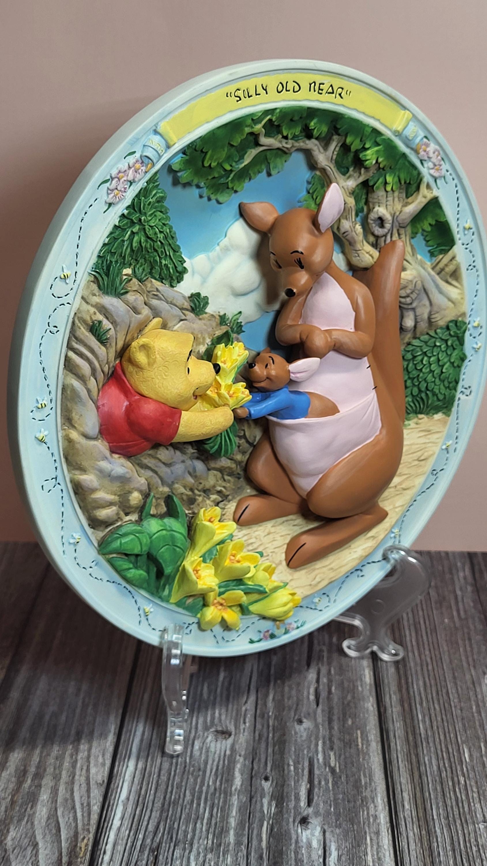 Bradford Exchange Vintage Winnie the Pooh "Silly Old Bear" 3D Plate view 6
