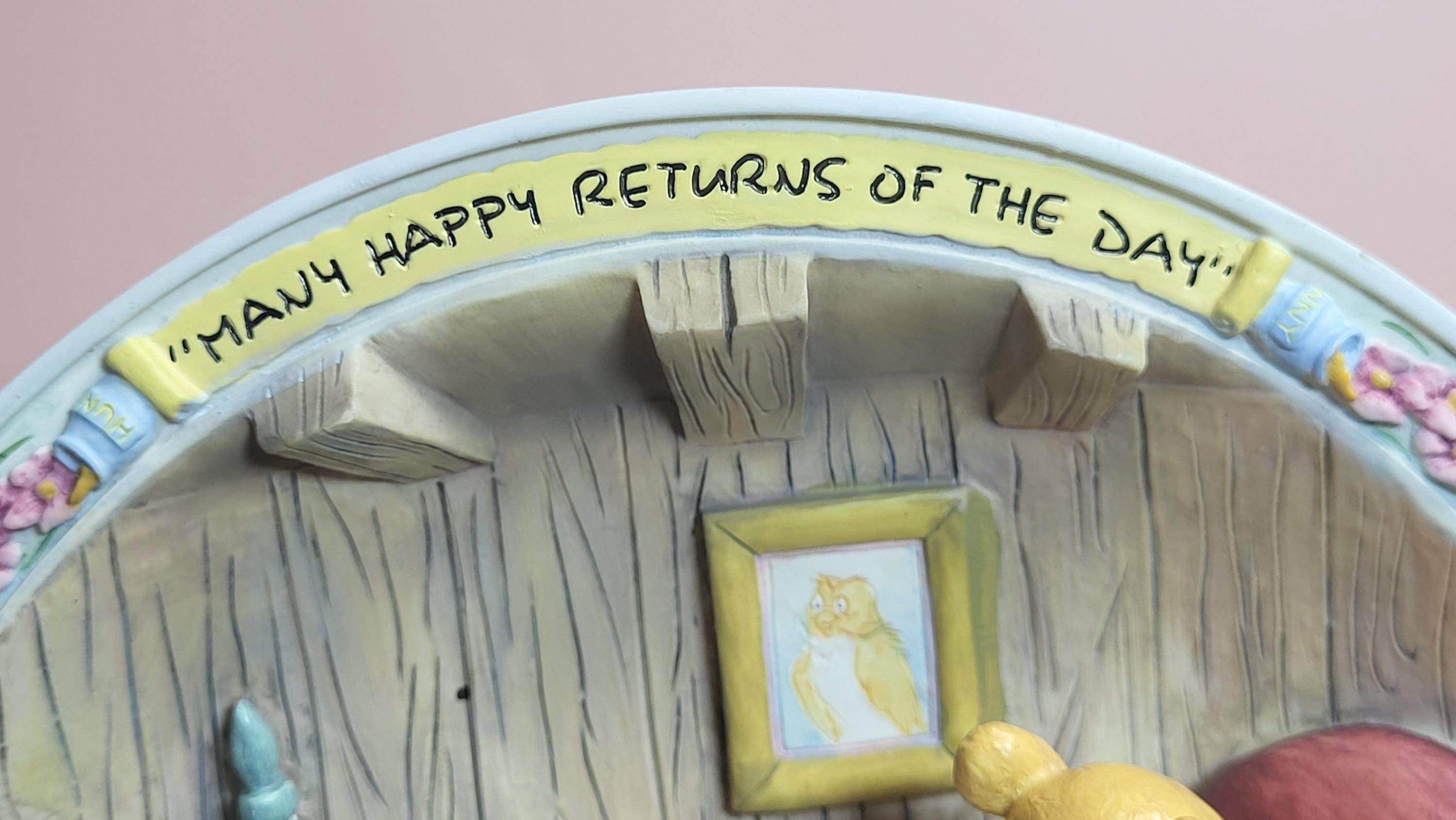 Bradford Exchange Winnie the Pooh "Many Happy Returns of the Day" Collector Plate view 8