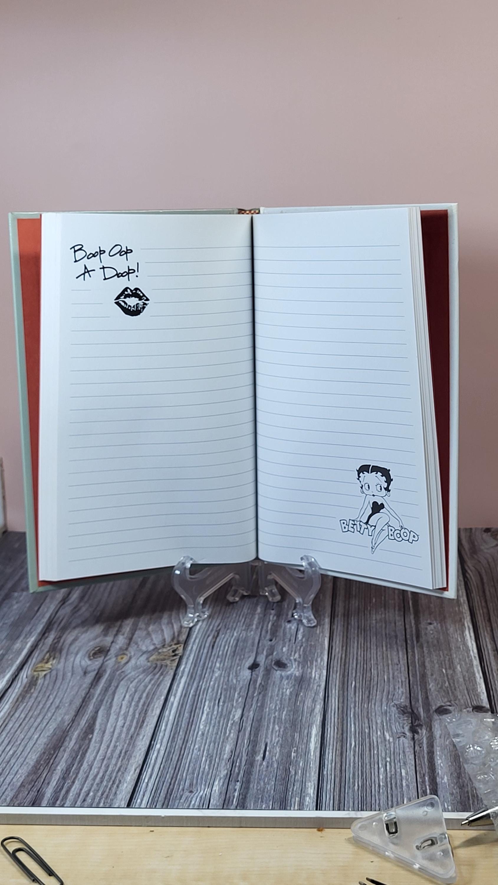 Betty Boop Blank Journal with Ariana's Signature - One-of-a-Kind Collectible view 3