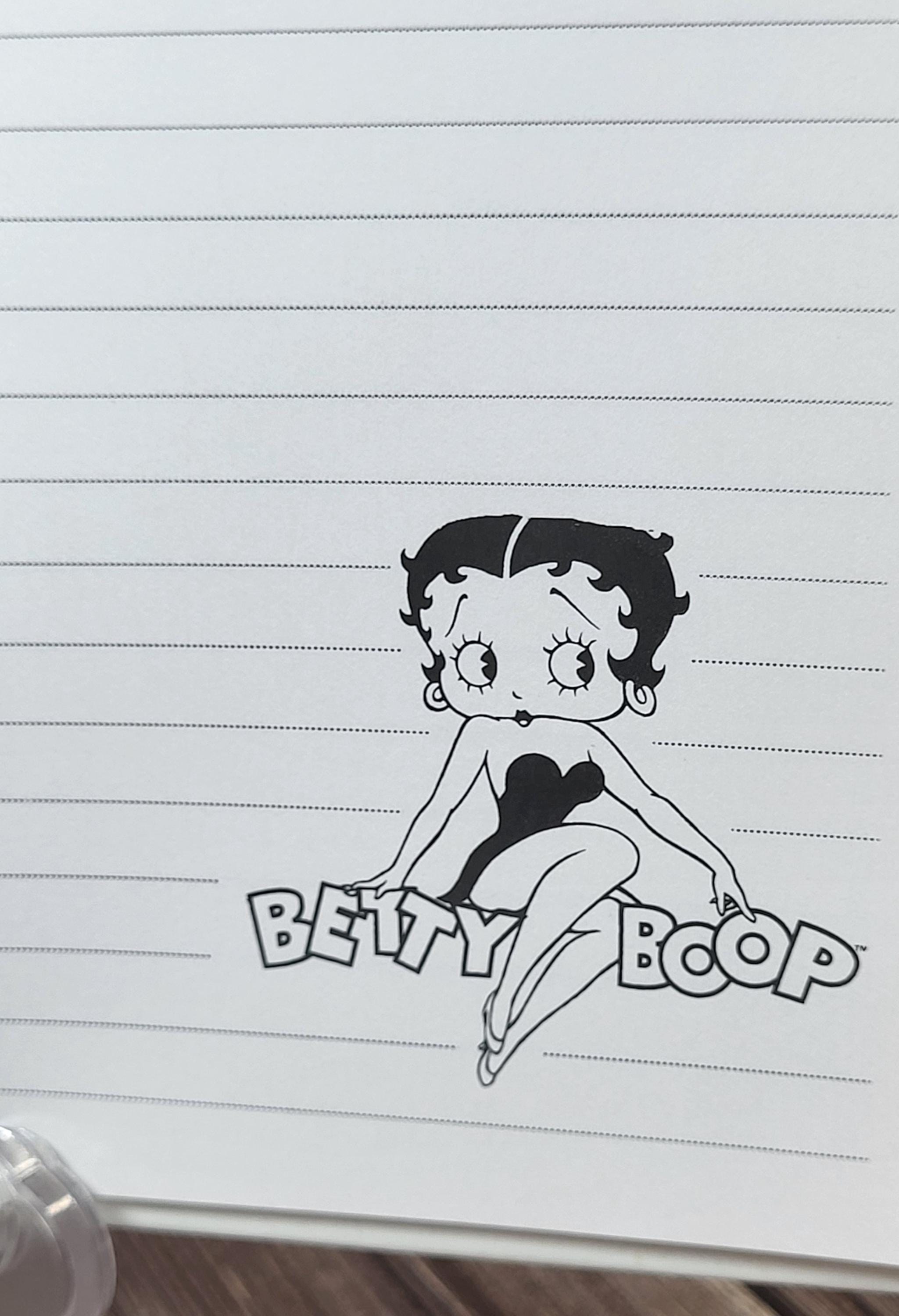 Betty Boop Blank Journal with Ariana's Signature - One-of-a-Kind Collectible view 5