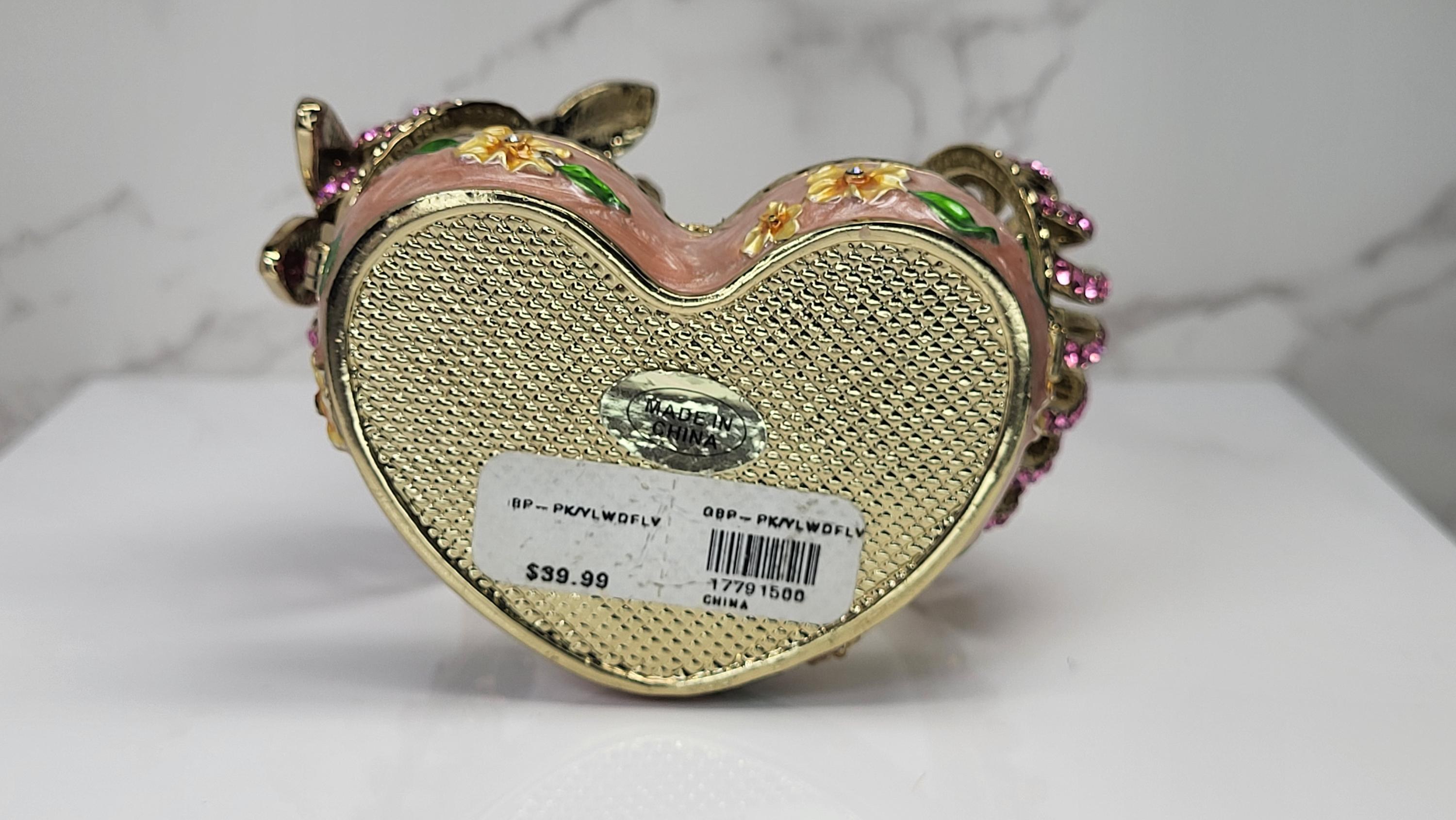 Ornate Vintage Dragonfly Trinket Box view 7