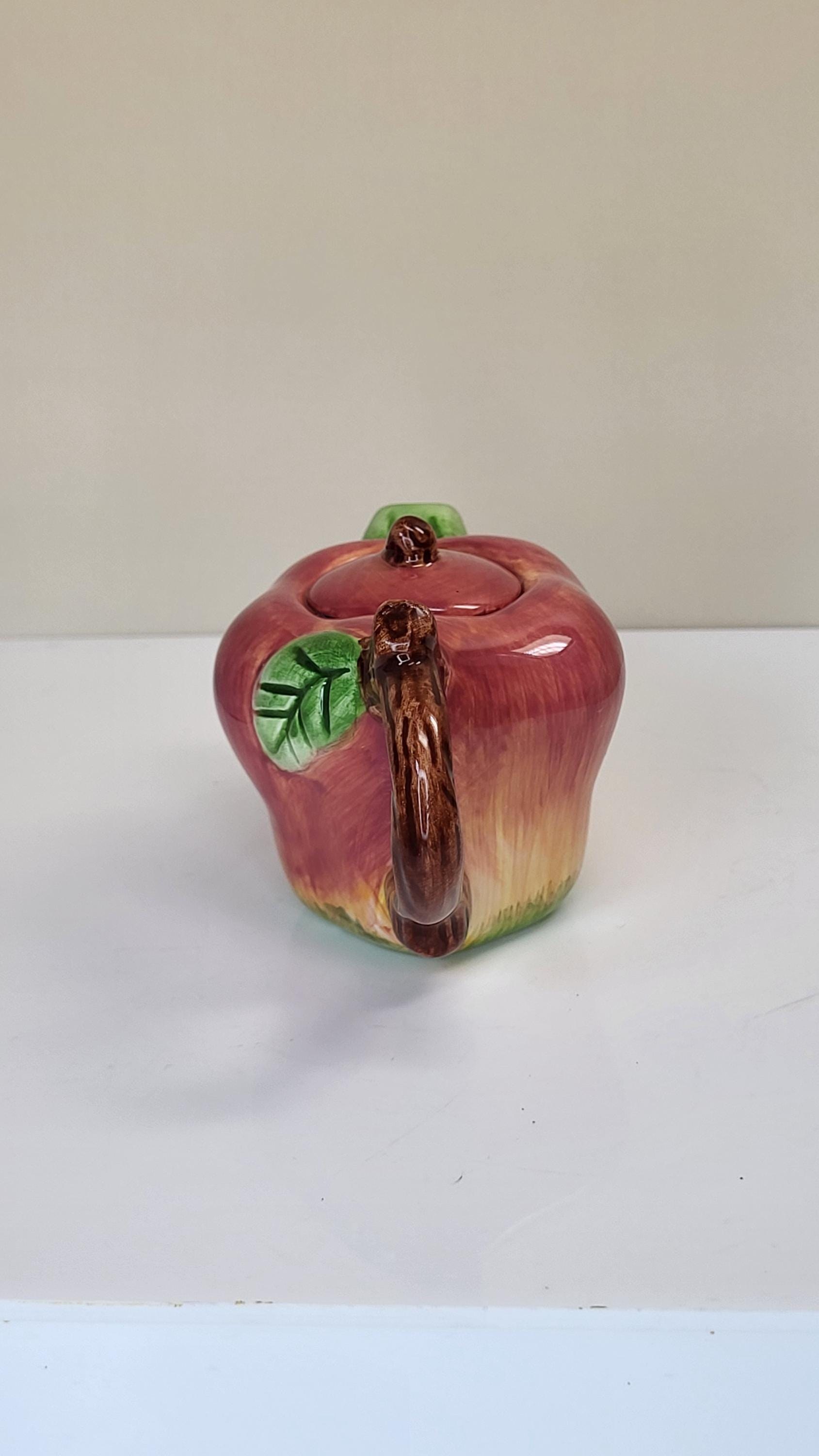 Rare Vintage Kevins Gift Shoppe Apple Teapot view 5