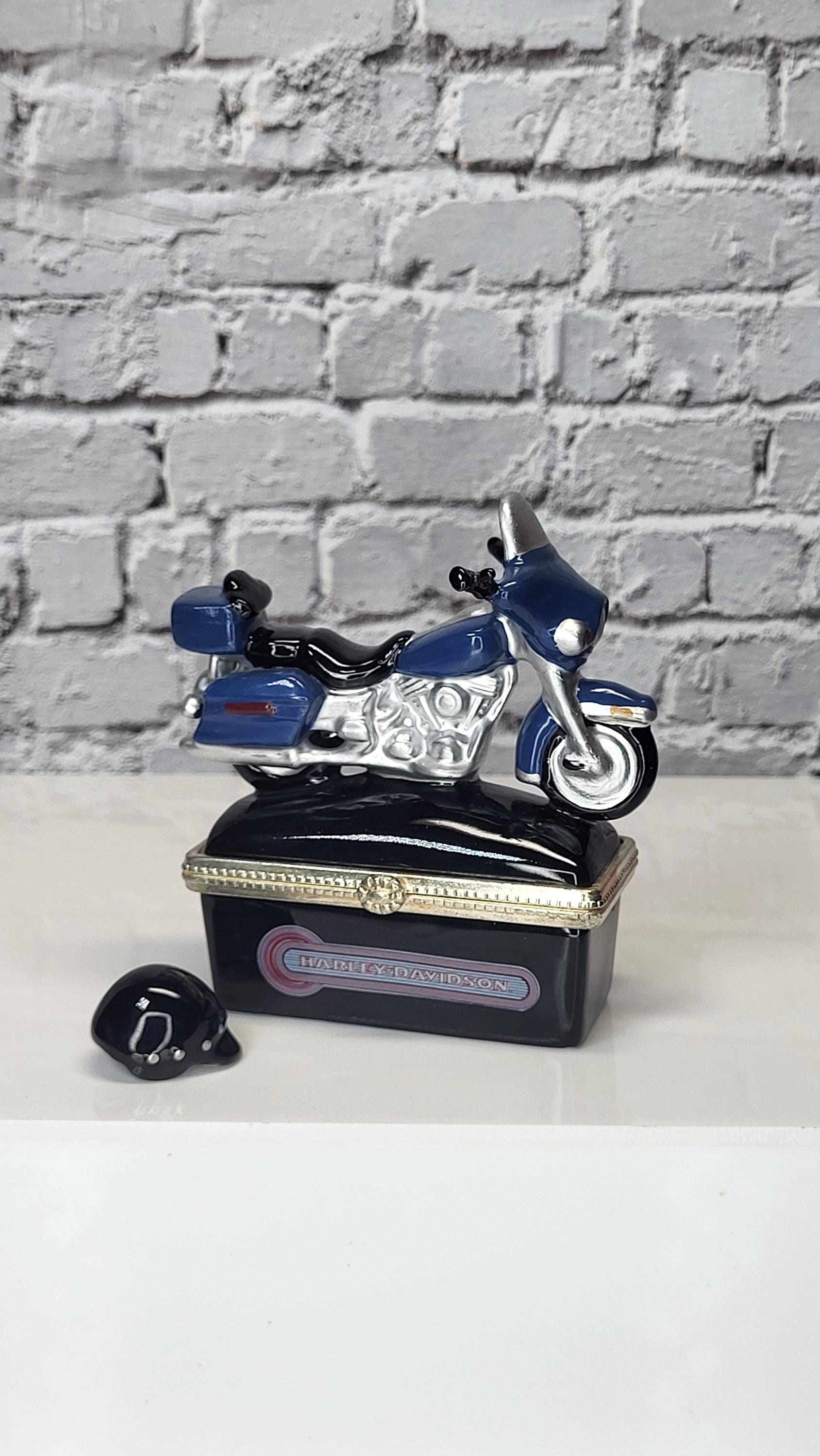 Vintage Harley-Davidson Porcelain Trinket Box Set, Midwest of Cannon Falls view 4
