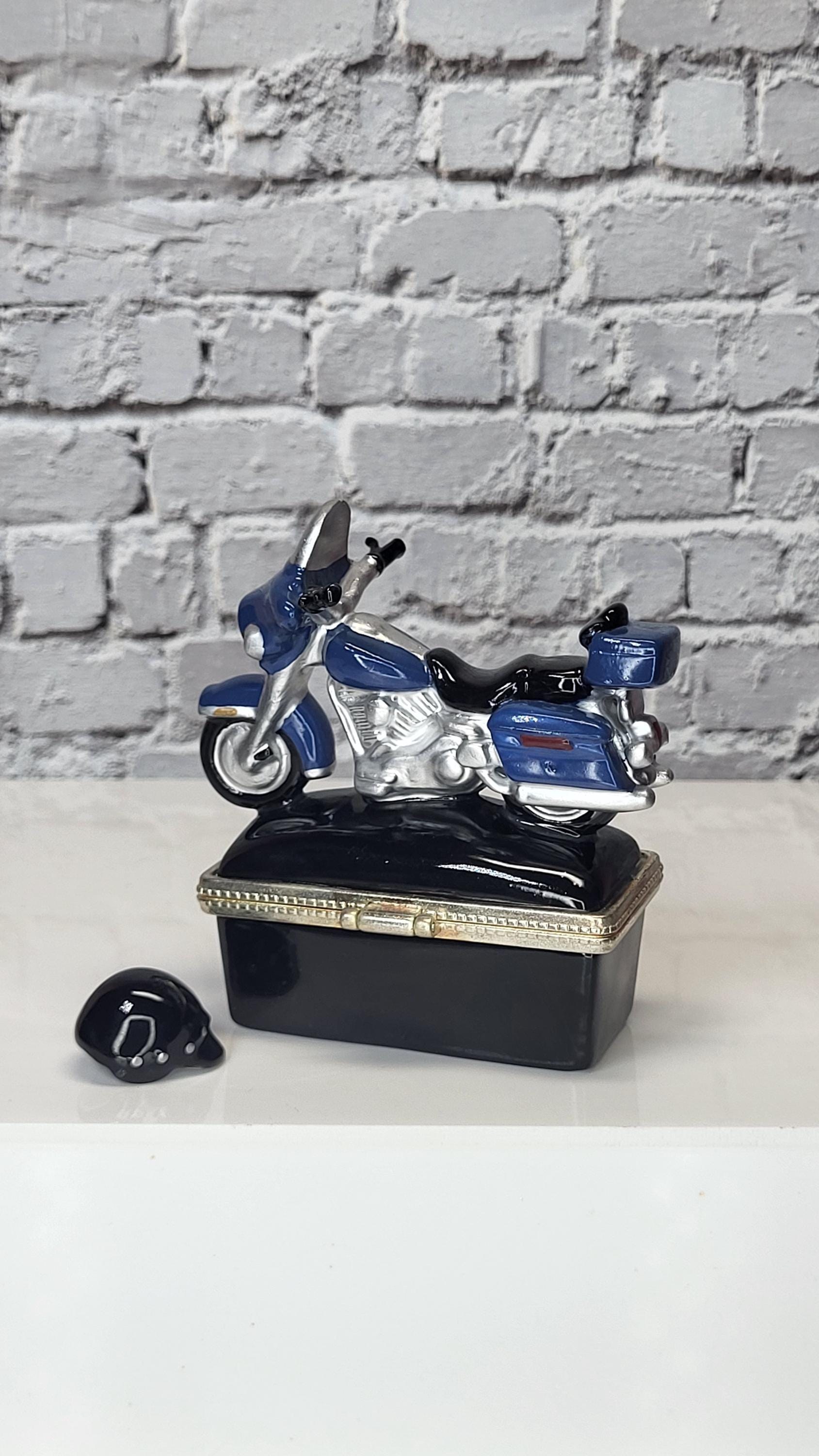 Vintage Harley-Davidson Porcelain Trinket Box Set, Midwest of Cannon Falls view 5